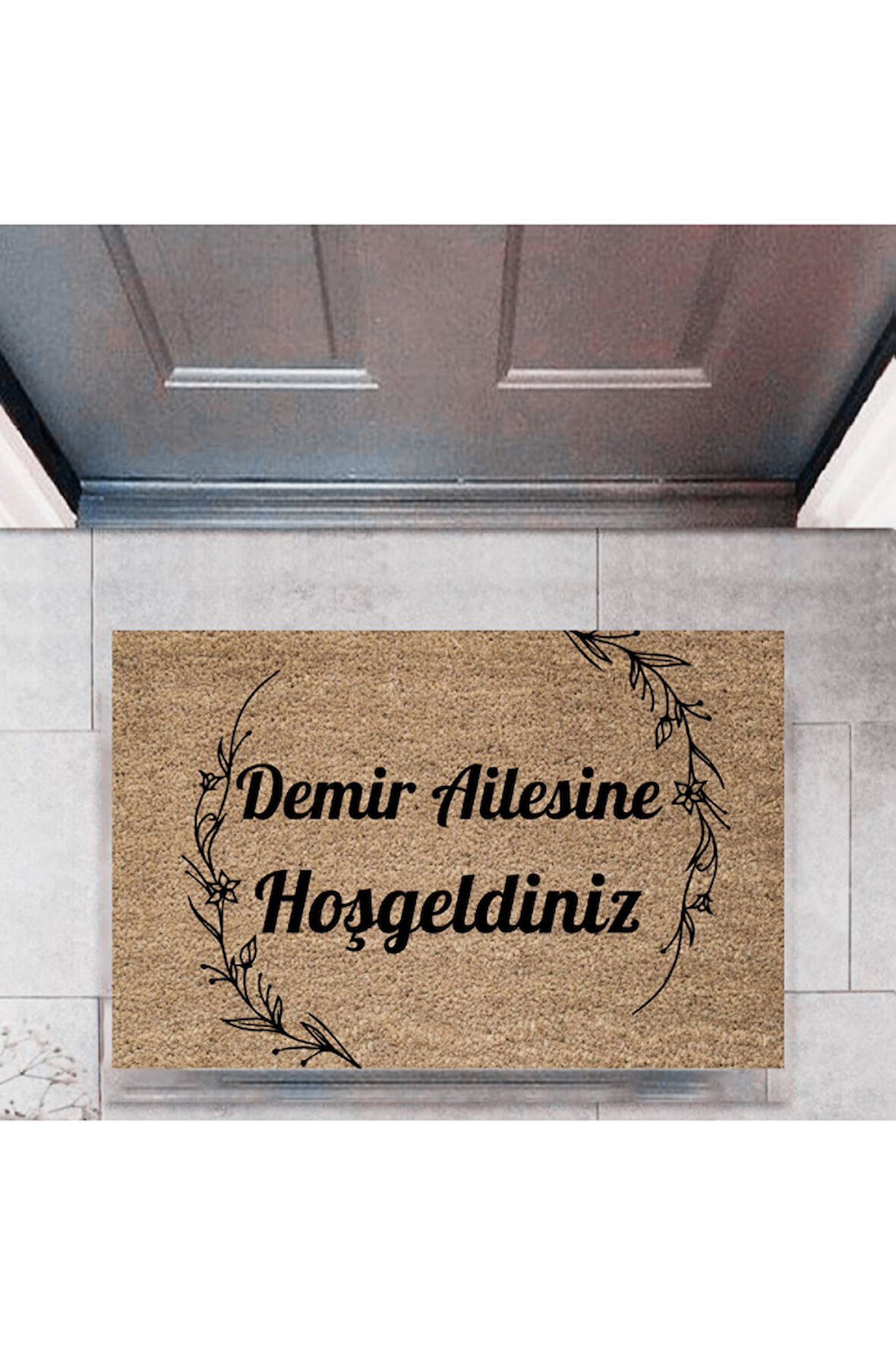 Kapı Önü Paspası Dekoratif Dijital Baskı Kişiye Özel P-2311