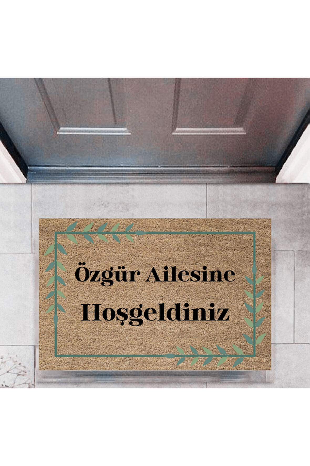 Kapı Önü Paspası Dekoratif Dijital Baskı Kişiye Özel P-2313