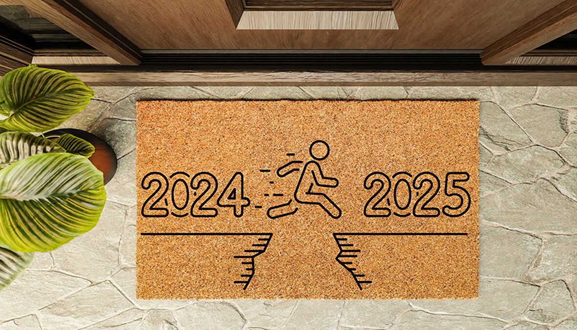 Kapı Önü Paspası Yeni Yıl 2025 Özel Tasarım Koko Model 168