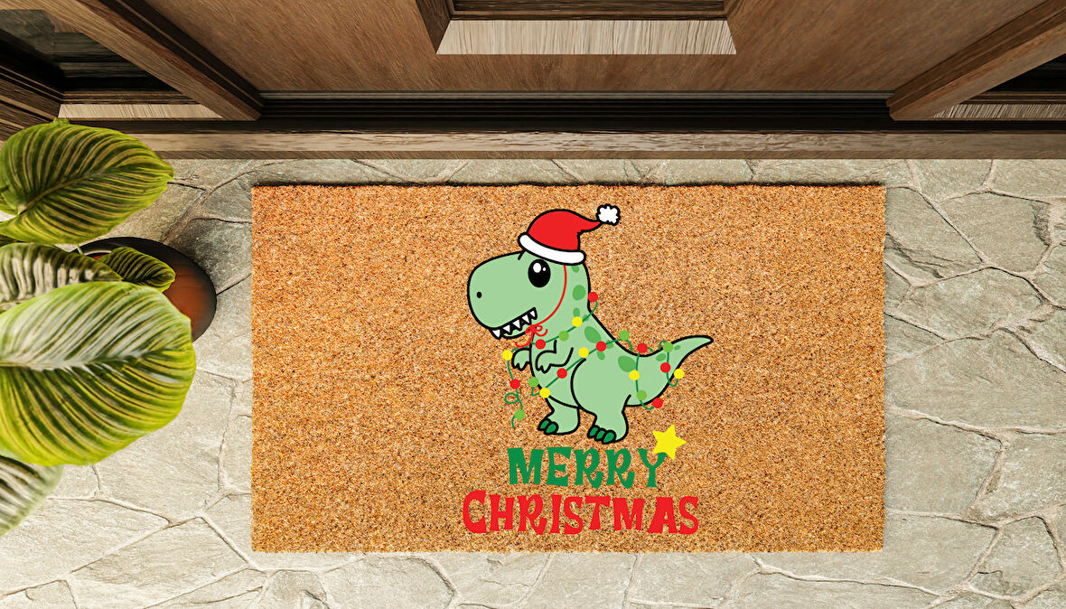 Kapı Önü Paspası Yeni Yıl 2025 Özel Tasarım Koko Model 184