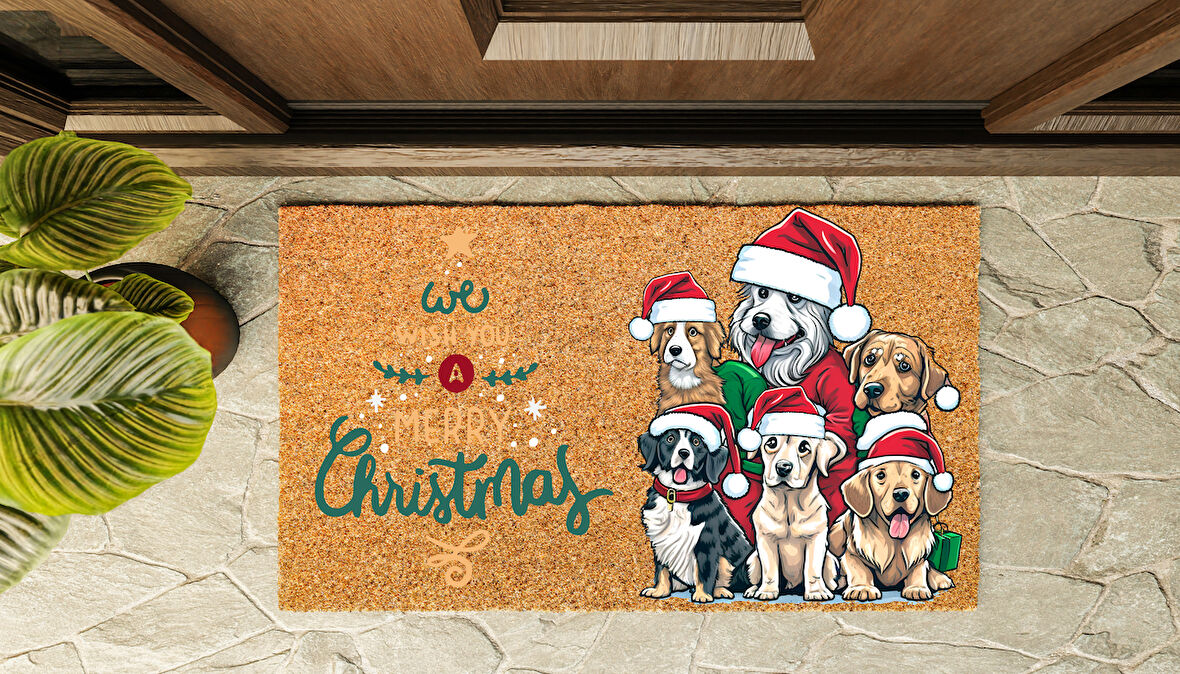 Kapı Önü Paspası Yeni Yıl 2025 Özel Tasarım Koko Model 199