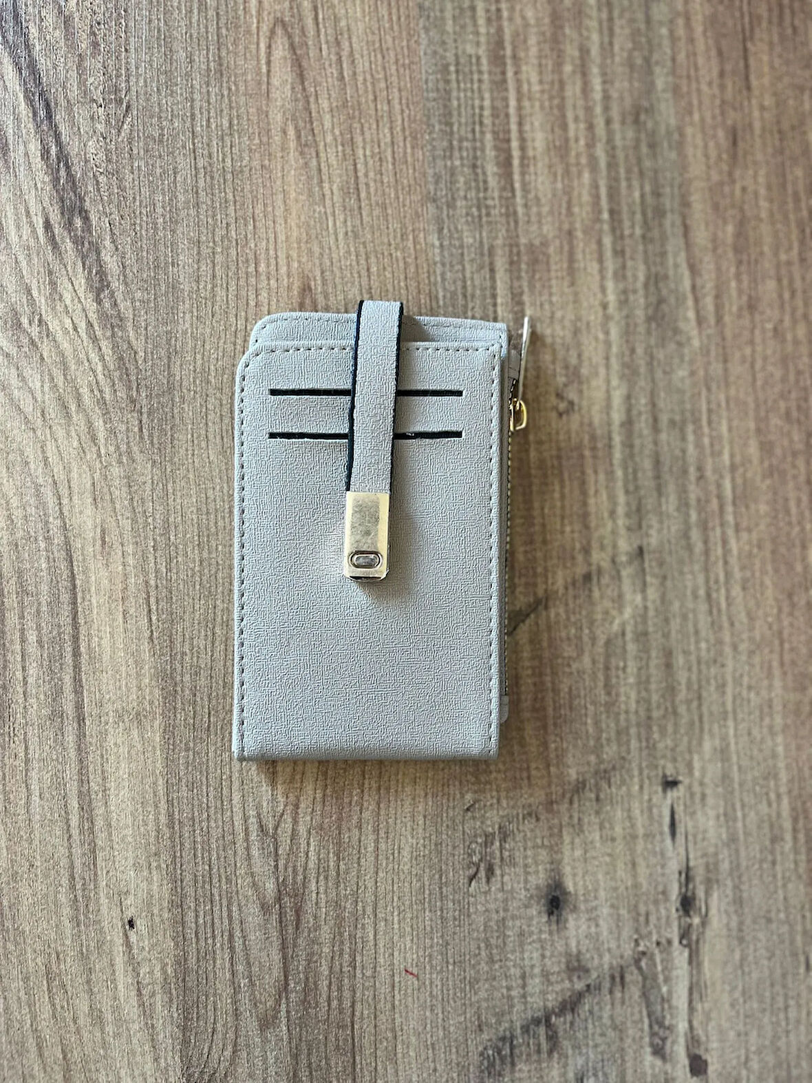 Kadın Kartlık ve Cüzdan Suni Deri  - Bej