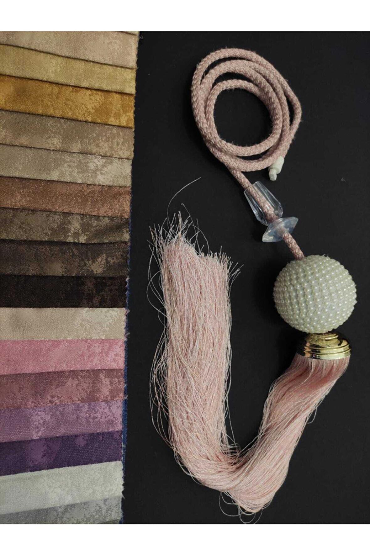 Ege'nin Atölyesinden İnci Sarkıt , Orta Sarkıt , Perde Aksesuarı , İtalyan Dizayn