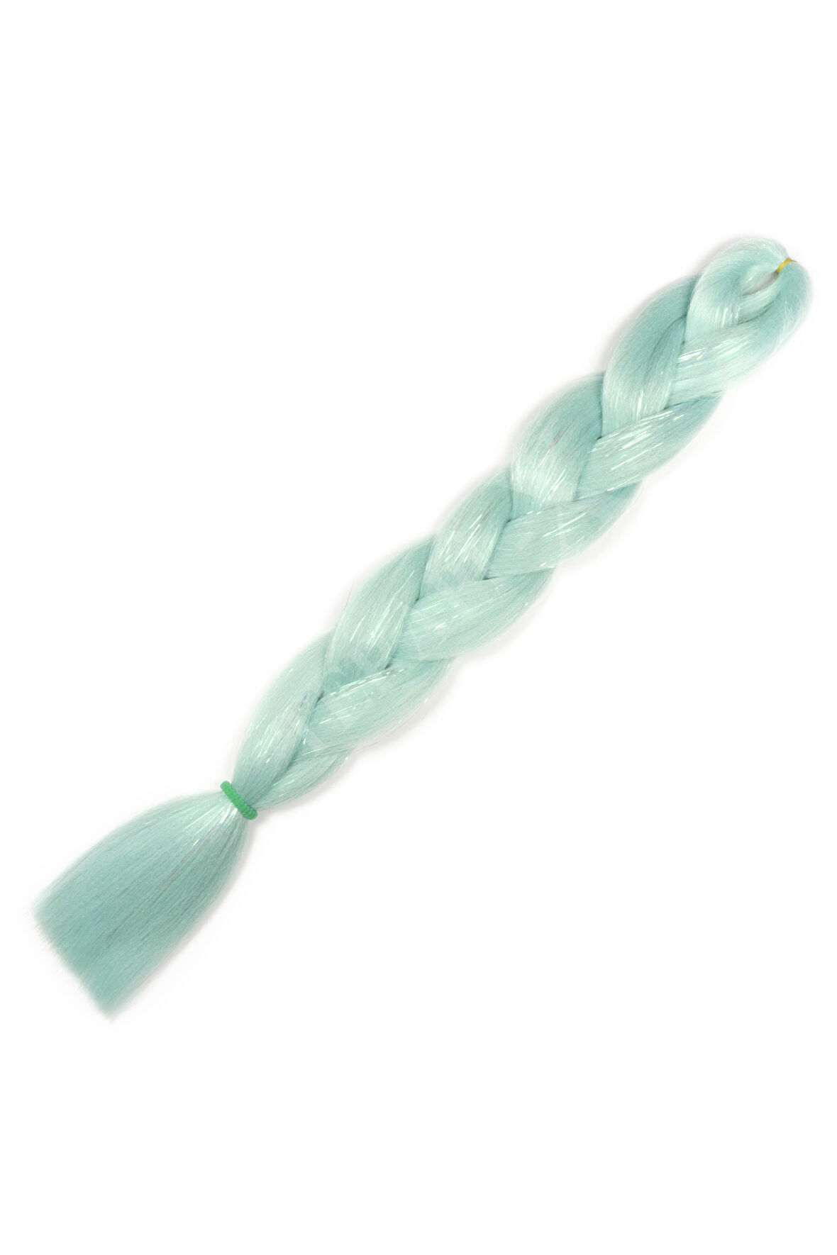 Afrika Örgüsü Simli Saç Açık Turkuaz / Tinsel ( 100 Gr ) 