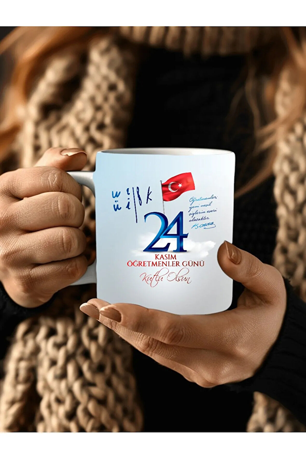 Öğretmenler Günü Kişiye Özel Seramik Kupa Mug - Hediyelik Kupa - Öğretmen Hediye