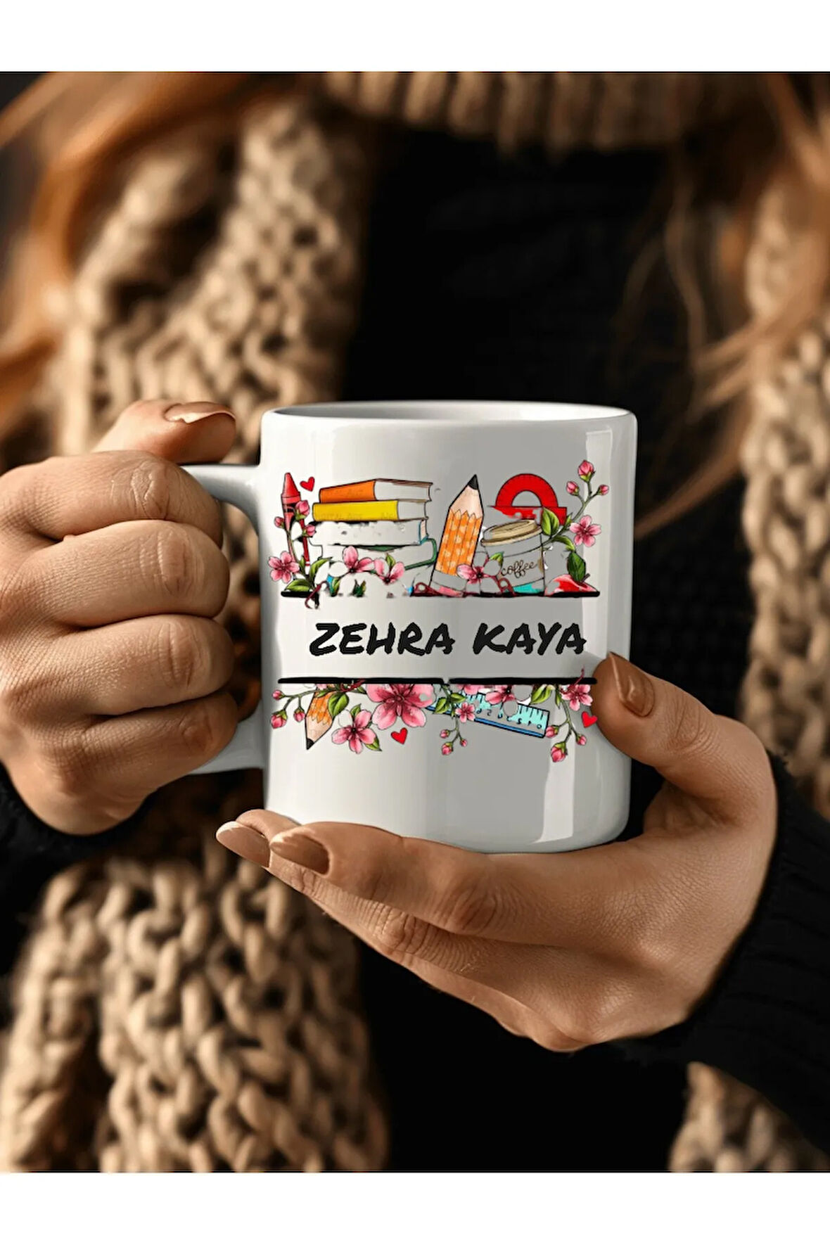 Öğretmenler Günü Kişiye Özel Seramik Kupa Mug - Hediyelik Kupa - Öğretmen Hediye