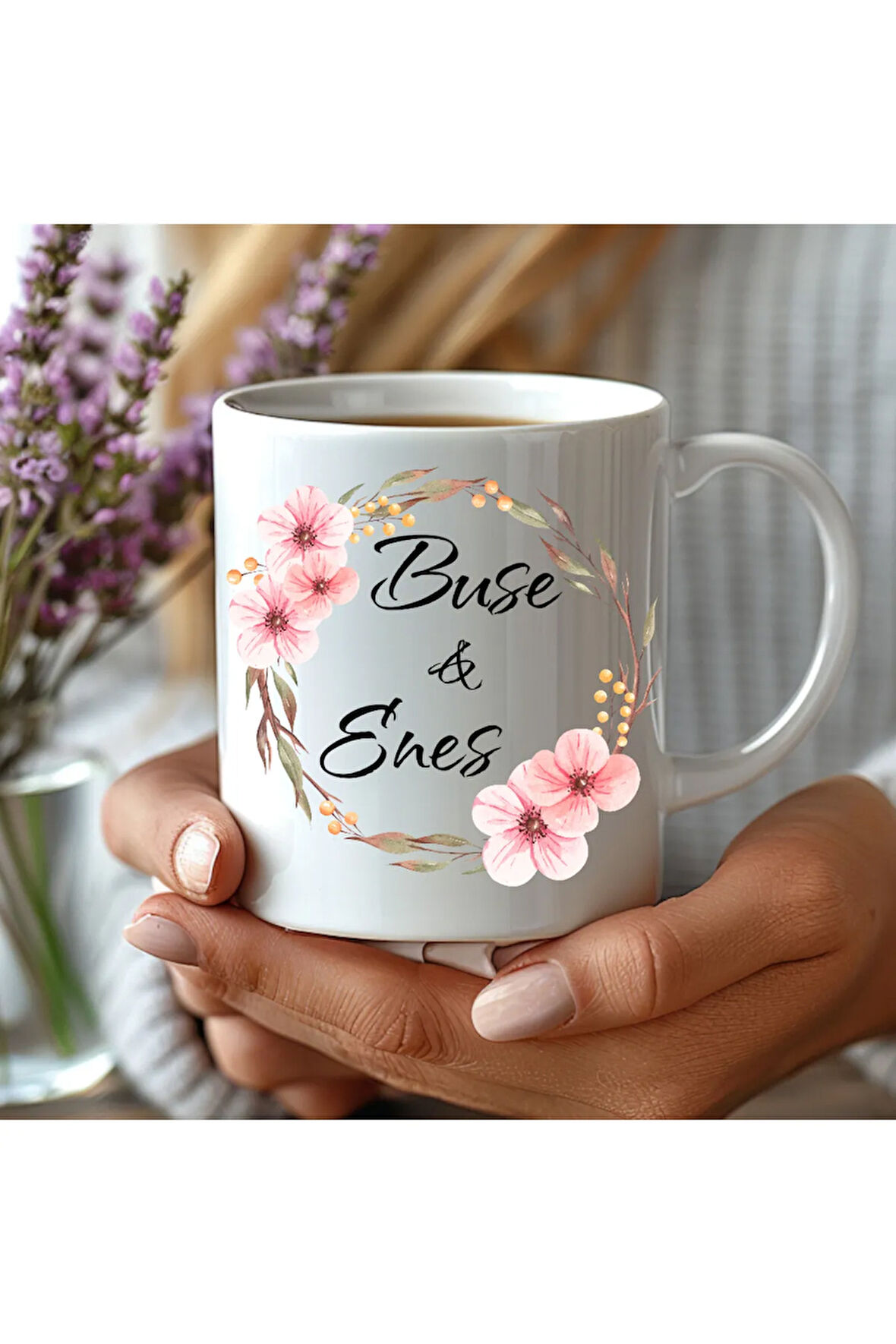 Kişiye Özel Söz Nişan Özel Gün İçin Seramik Kupa Mug - Hediyelik Kupa
