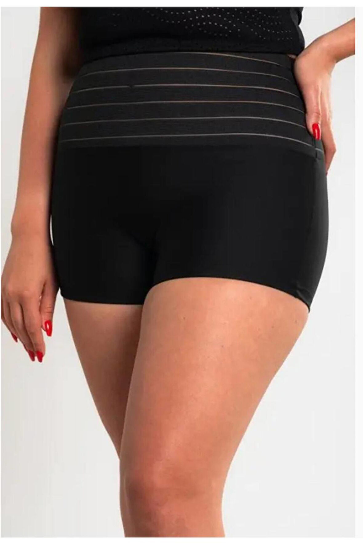 Boxer Şort Korse - Siyah