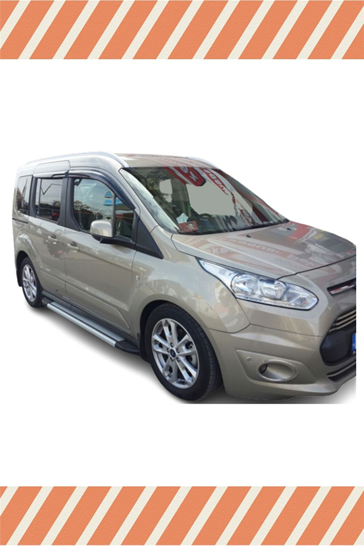 Ford Connect 2014 Ve Sonrası Modellerine Uyumlu Özel 4'Lü Mügen Tip Cam Rüzgarlığı