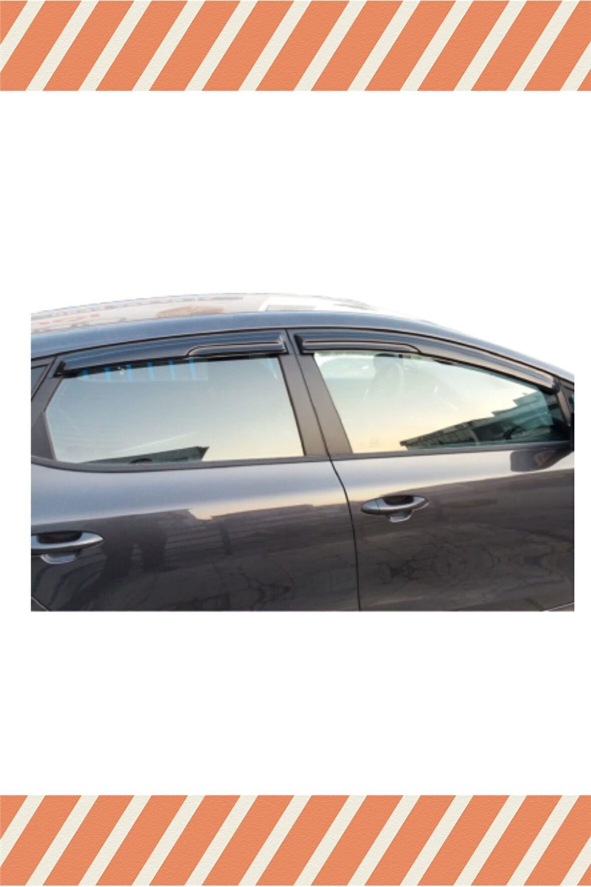 Kia Ceed Hb Ve Stw 2012-2017 Modellerine Uyumlu Özel 4'Lü Mügen Tip Cam Rüzgarlığı