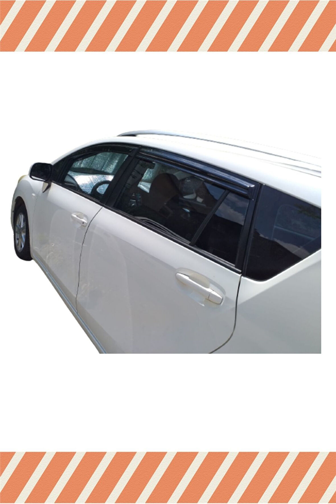 Toyota Verso 2010-2017 Modellerine Uyumlu Özel 4'Lü Mügen Tip Cam Rüzgarlığı