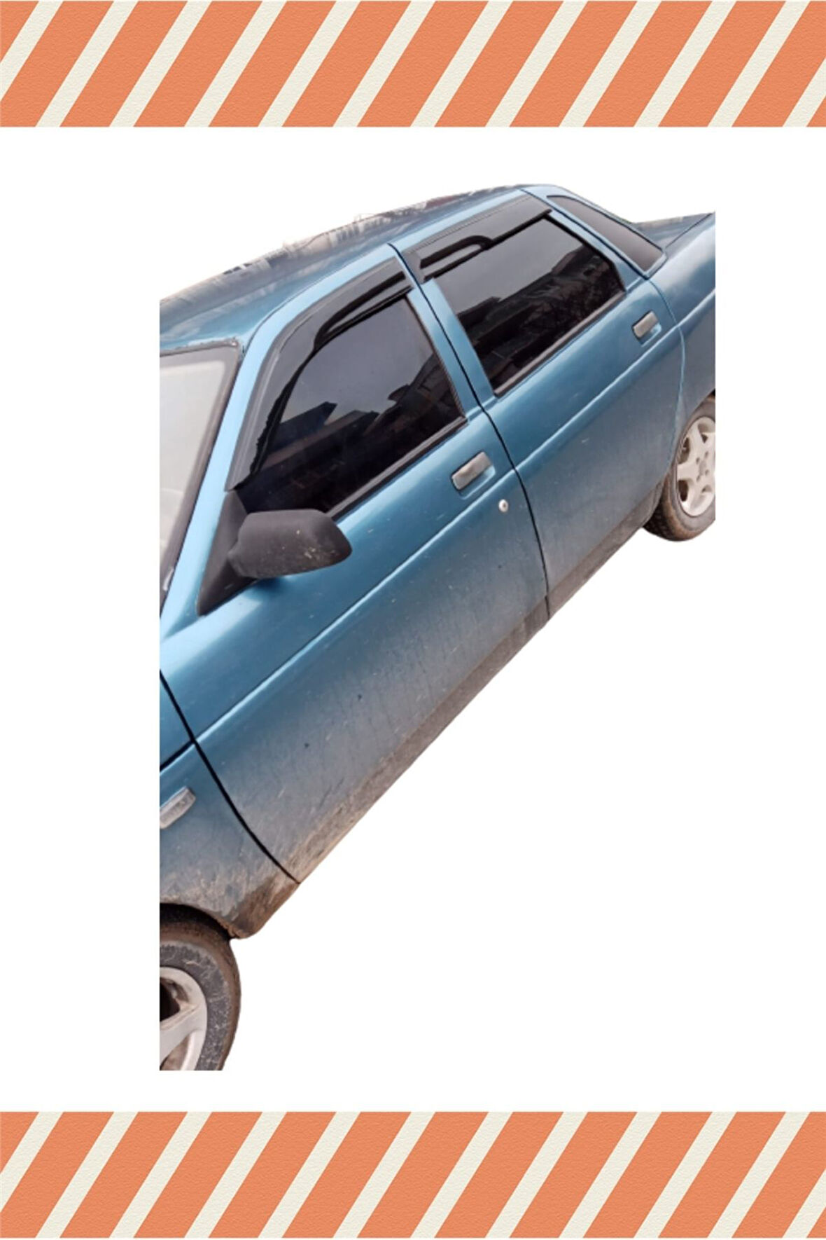 Lada Vega Sedan Tüm Modellerine Uyumlu Özel 4'Lü Mügen Tip Cam Rüzgarlığı