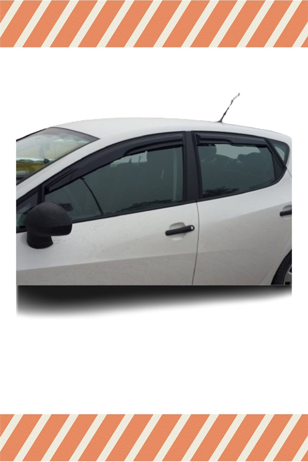 Seat Leon 2013 Ve Sonrası Modellerine Uyumlu Özel 4'Lü Mügen Tip Cam Rüzgarlığı