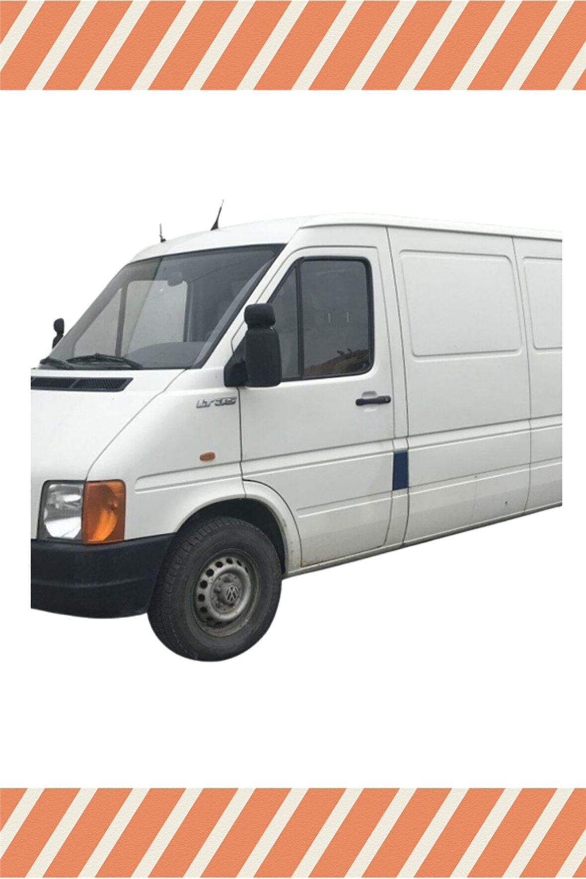 Volkswagen Crafter 2004-2006 Modellerine Uyumlu Özel 2'Li Mügen Tip Cam Rüzgarlığı