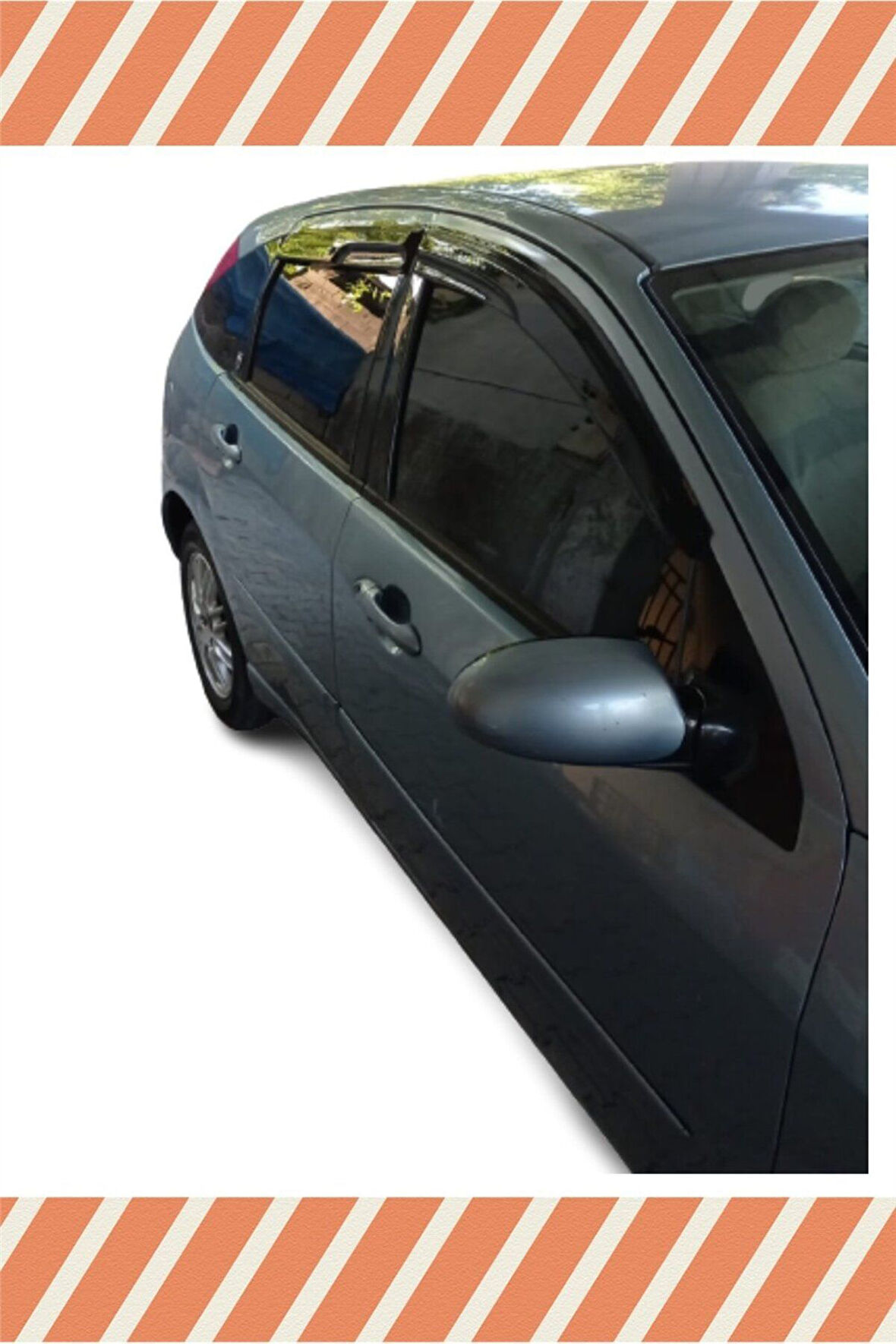 Ford Focus 1 Hb 1998-2004 Modellerine Uyumlu Özel 4'Lü Mügen Tip Cam Rüzgarlığı