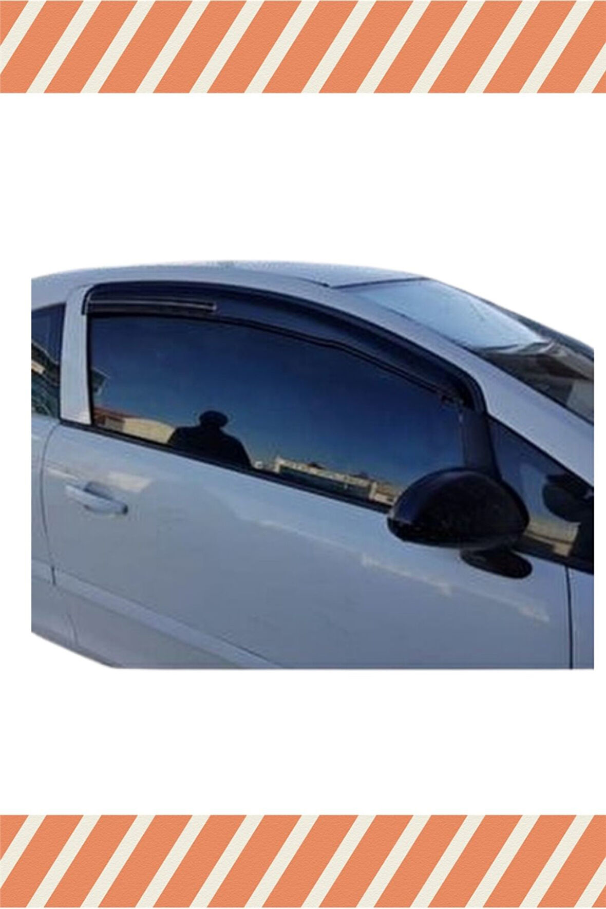 Opel Corsa (Van) 2007-2014 Modellerine Uyumlu Özel 2'Li Mügen Tip Cam Rüzgarlığı