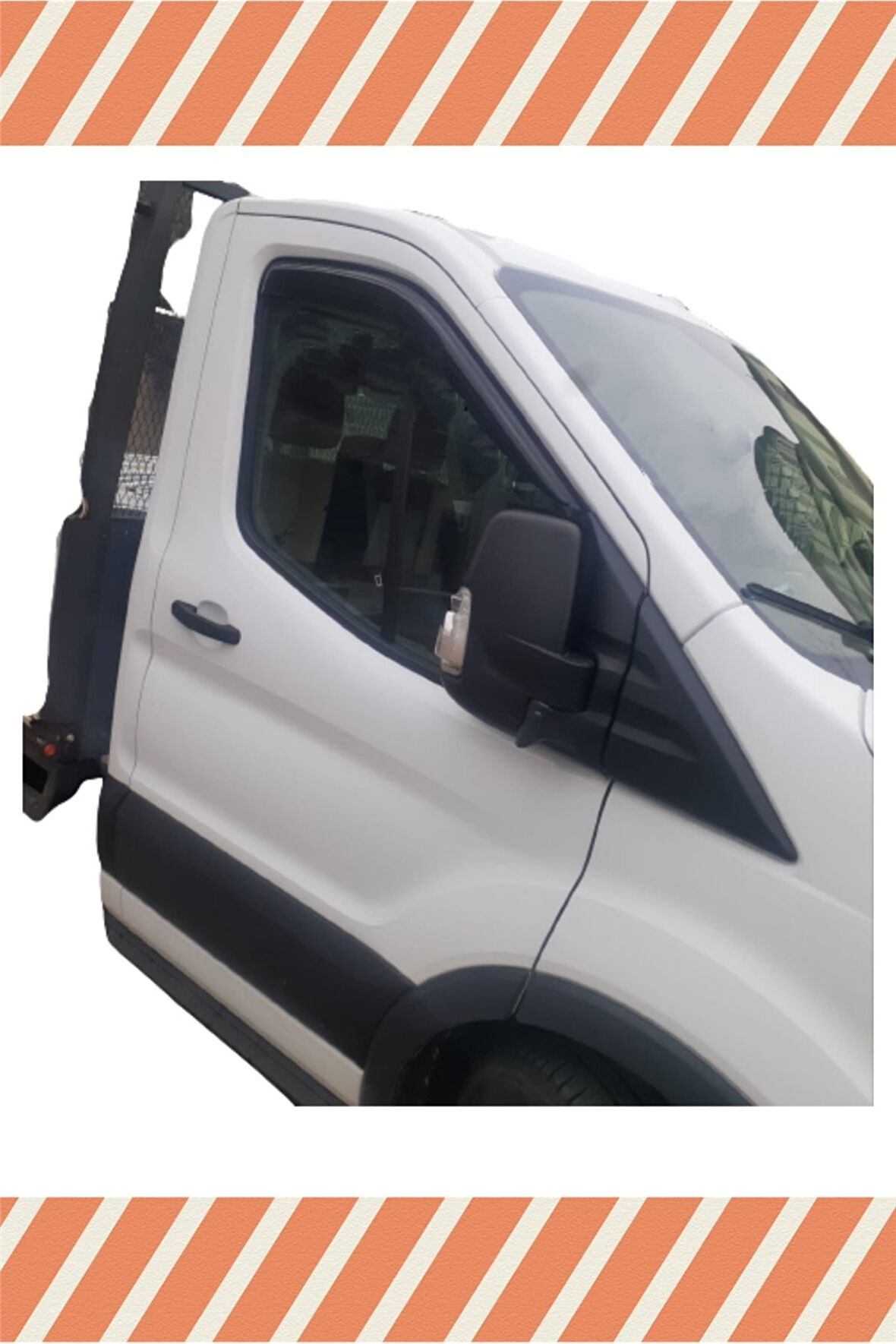 Ford Transit 2014 -2022N Modellerine Uyumlu Özel 2’Li Mügen Tip Cam Rüzgarlığı