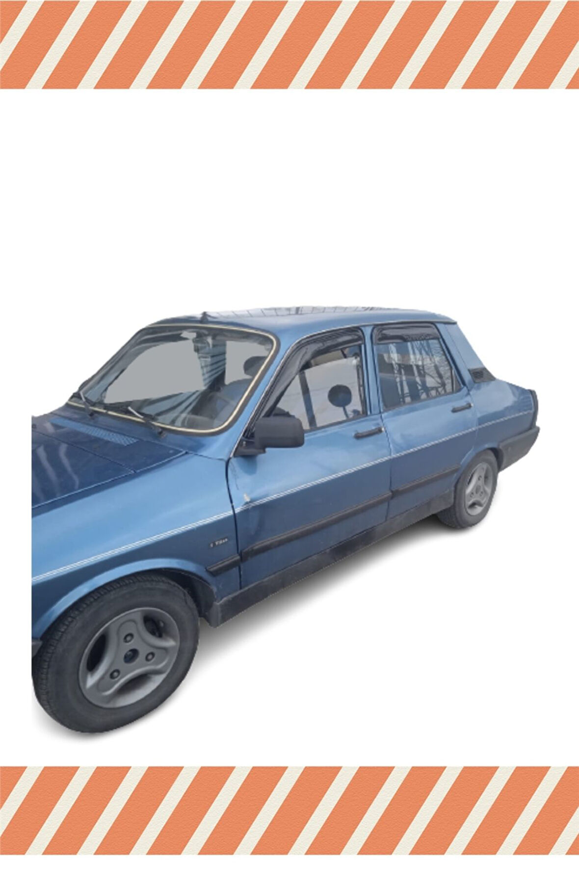 Renault Toros Sedan Tüm Modellerine Uyumlu Özel 4'Lü Mügen Tip Cam Rüzgarlığı