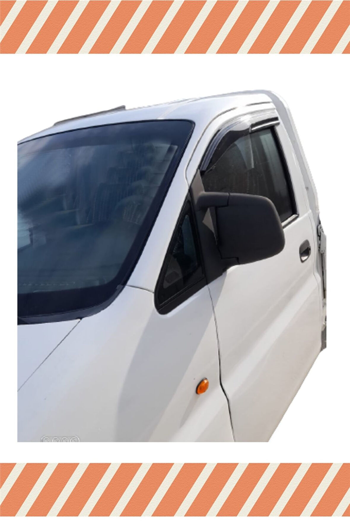 Hyundai Starex Kamyonet Tüm Modellerine Uyumlu Özel 2'Li Mügen Tip Cam Rüzgarlığı