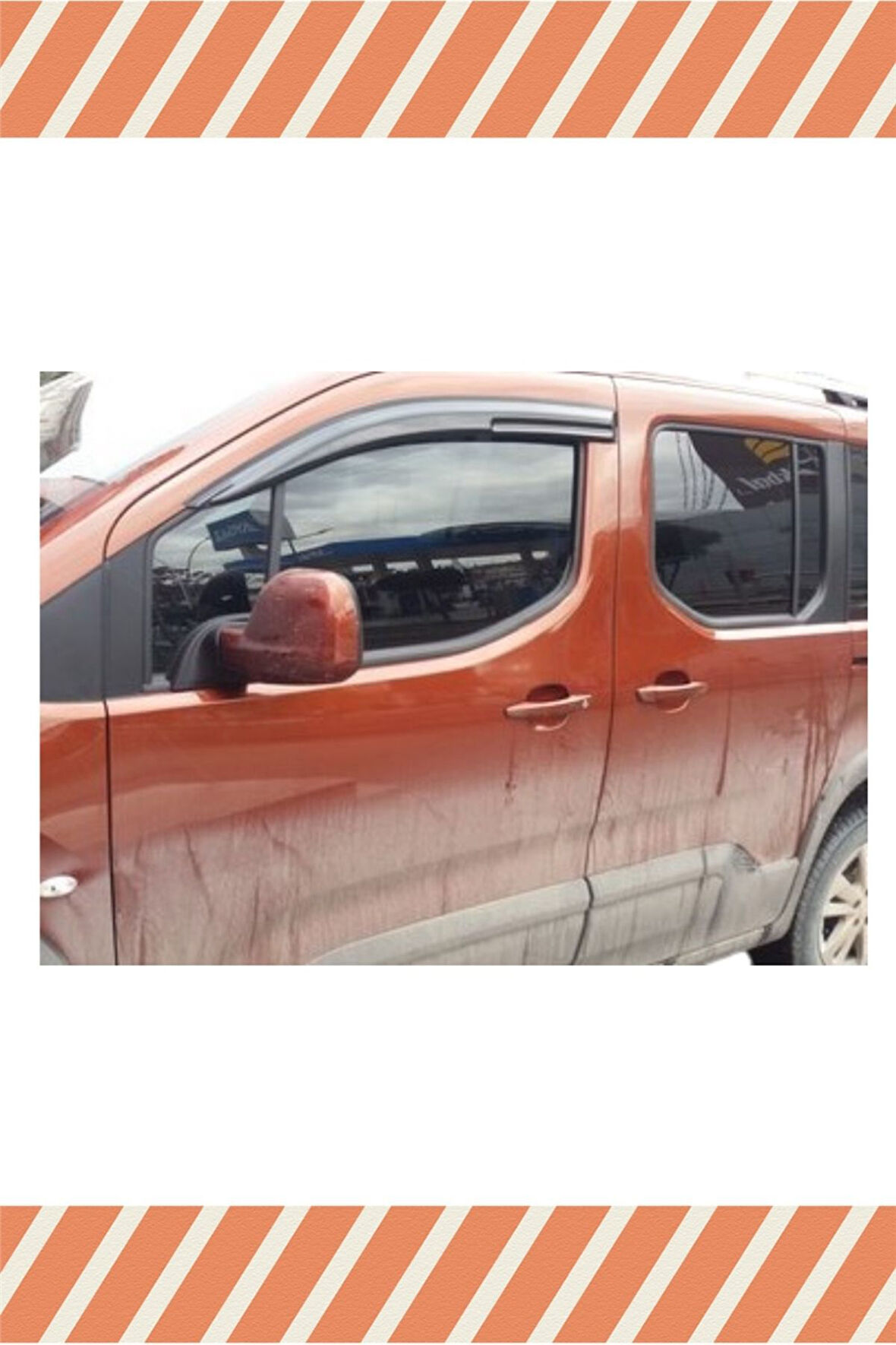 Peugeot Rifter 2019 Ve Sonrası Modellerine Uyumlu Özel 2'Li Mügen Tip Cam Rüzgarlığı