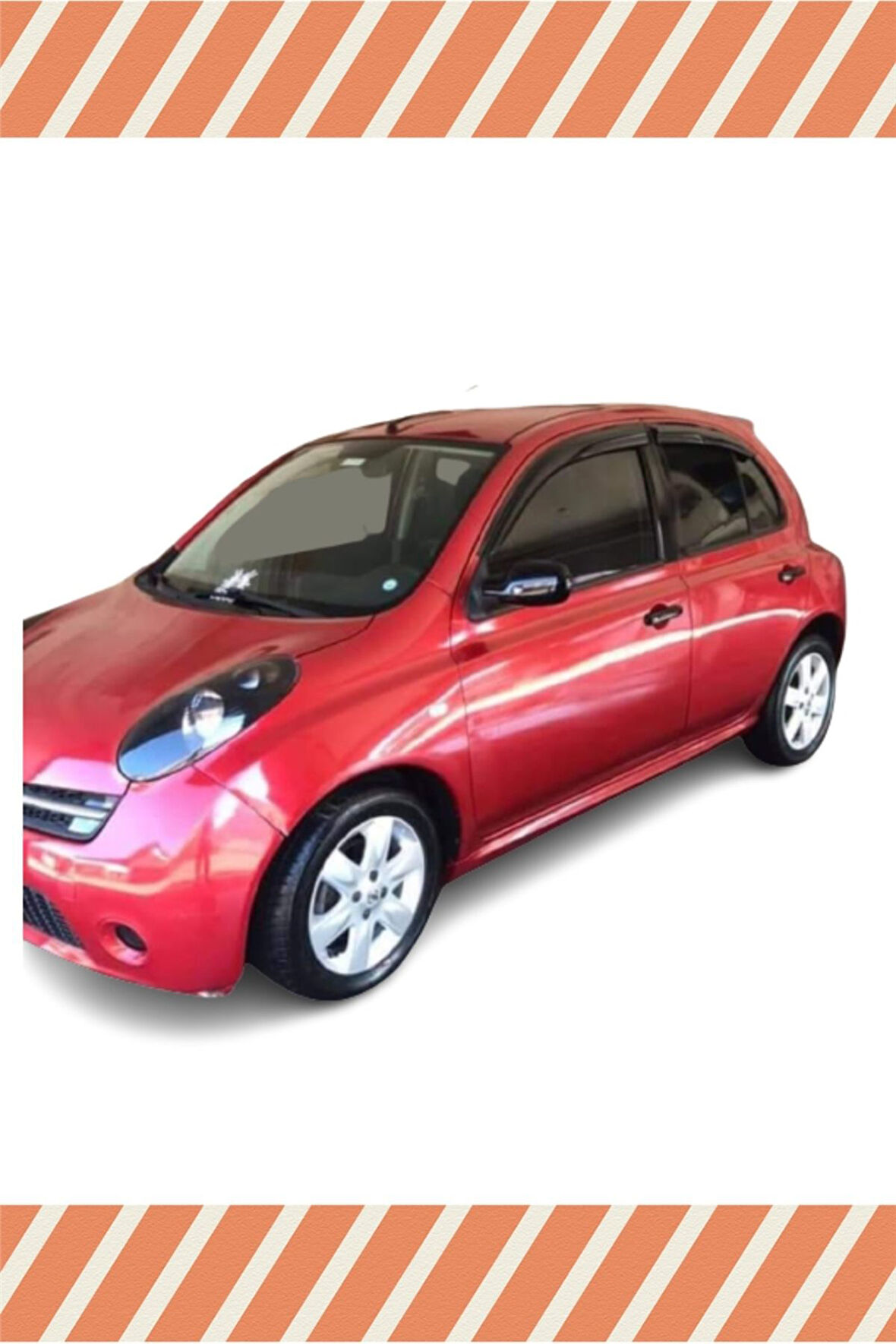 Nıssan Micra 2011-2018 Modellerine Uyumlu Özel 4'Lü Mügen Tip Cam Rüzgarlığı