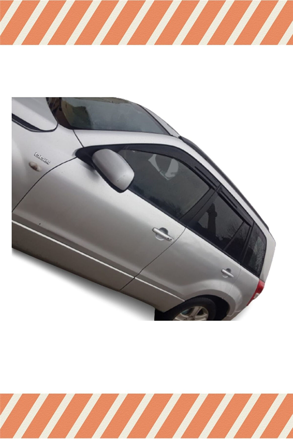 Suzuki Vitara 2006-2015 Modellerine Uyumlu Özel 4'Lü Mügen Tip Cam Rüzgarlığı