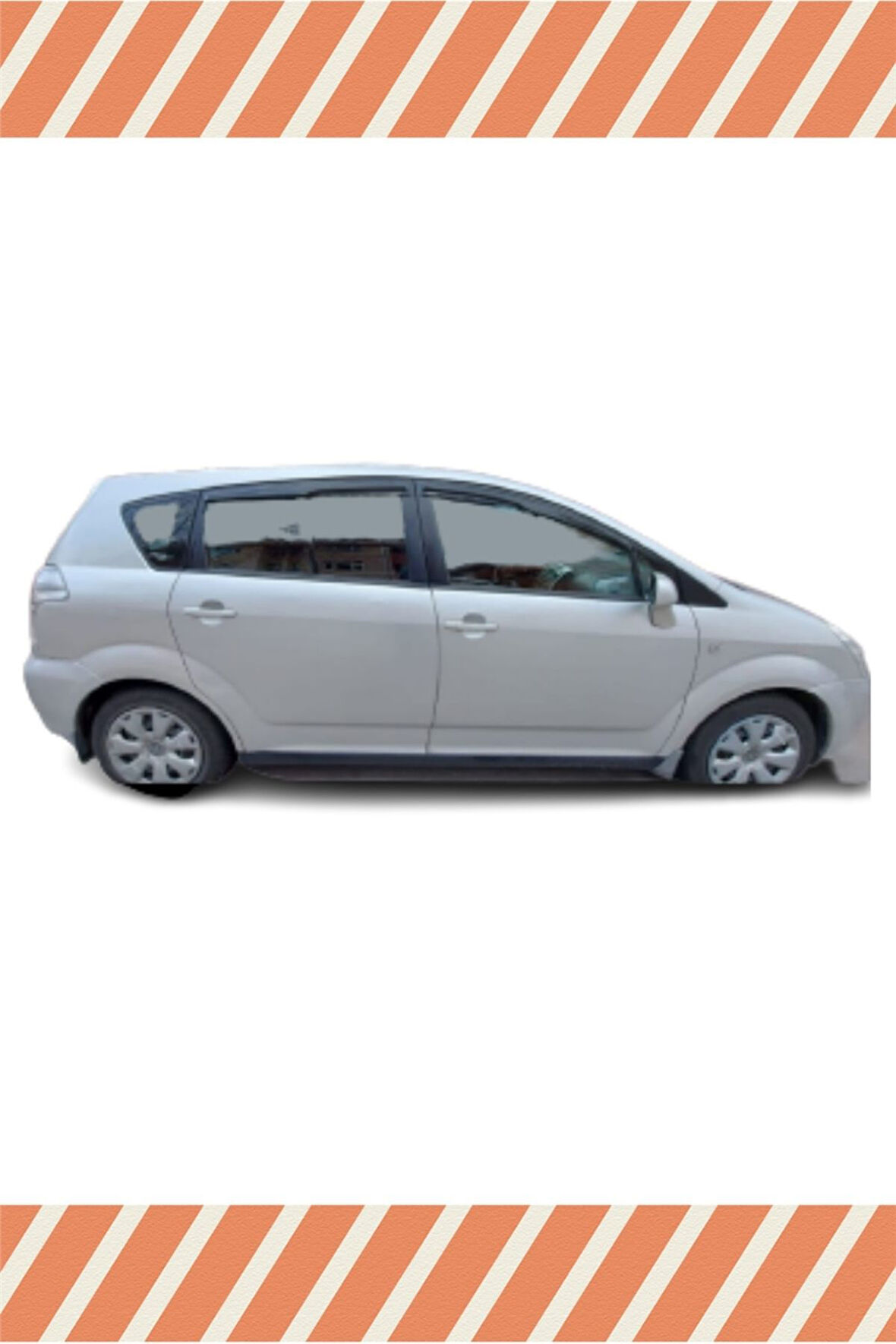 Toyota Verso 2004-2009 Modellerine Uyumlu Özel 4'Lü Mügen Tip Cam Rüzgarlığı