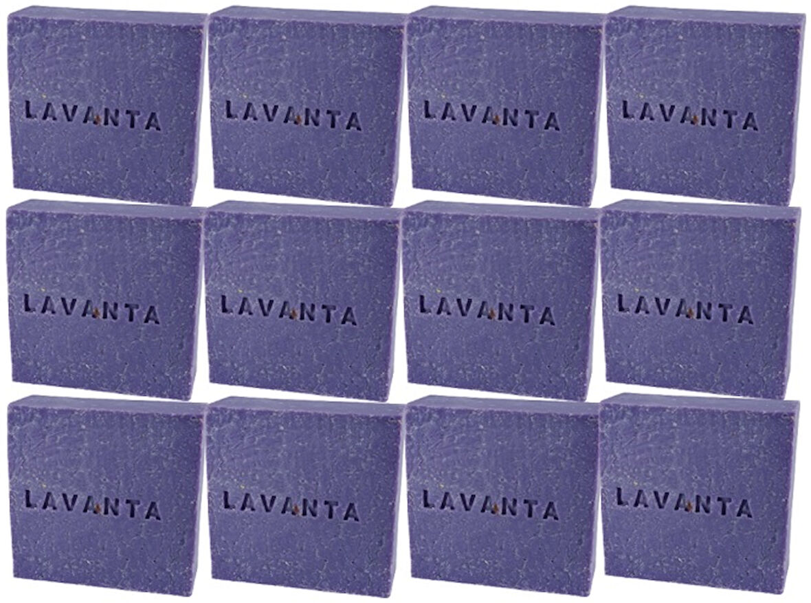Lavanta Yağlı Doğal Sabun 12 Adet