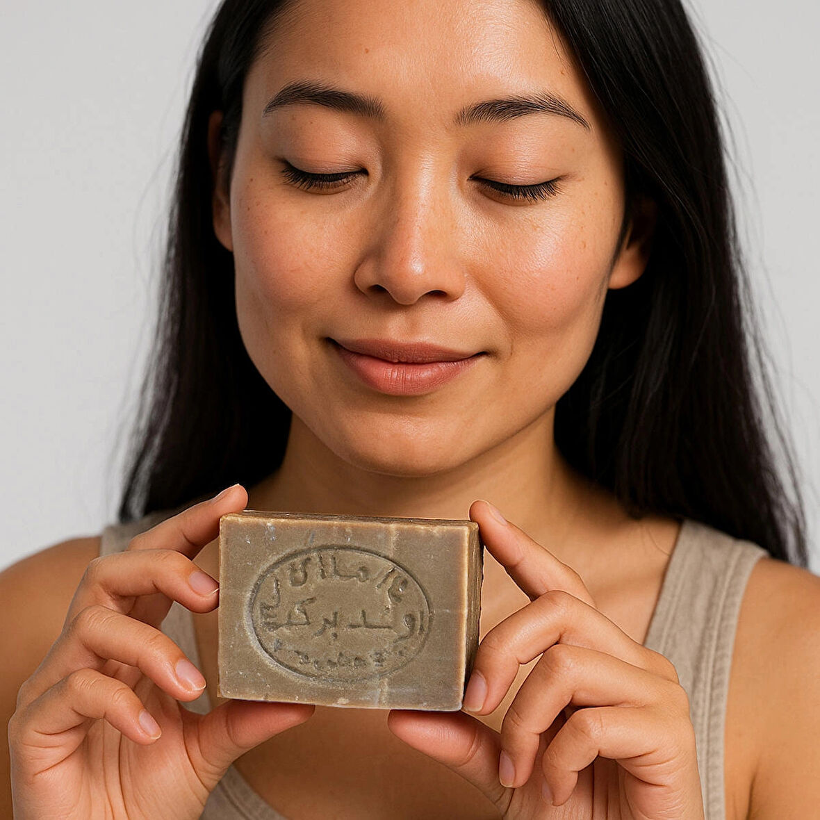 Extra Virgin Zeytinyağlı Halep Sabunu – Katkısız, Parfümsüz, El Yapımı Sabun (1 Adet)