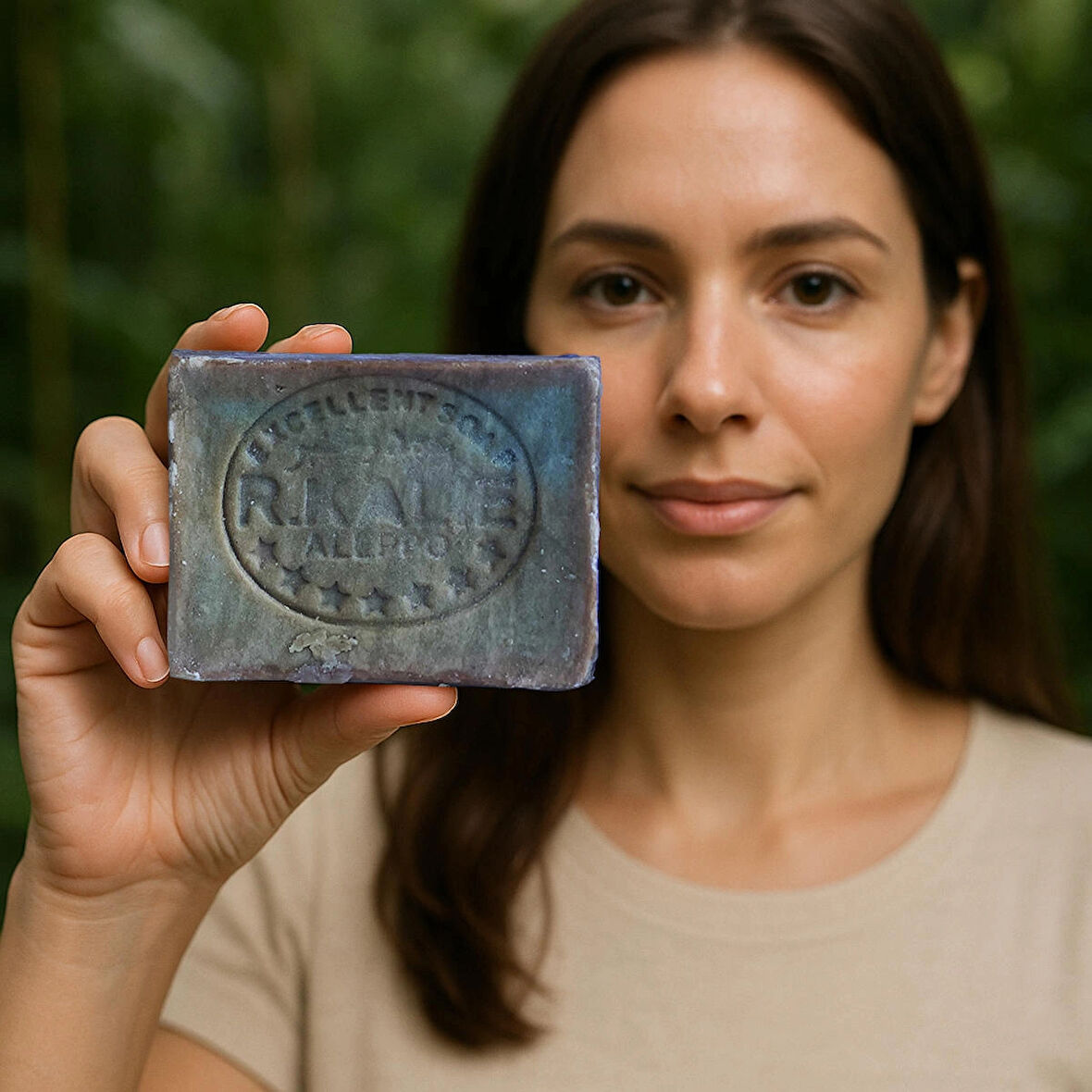 Amber & Misk Kokulu Halep Sabunu – Zeytinyağlı Doğal El Yapımı Sabun (1 Adet)