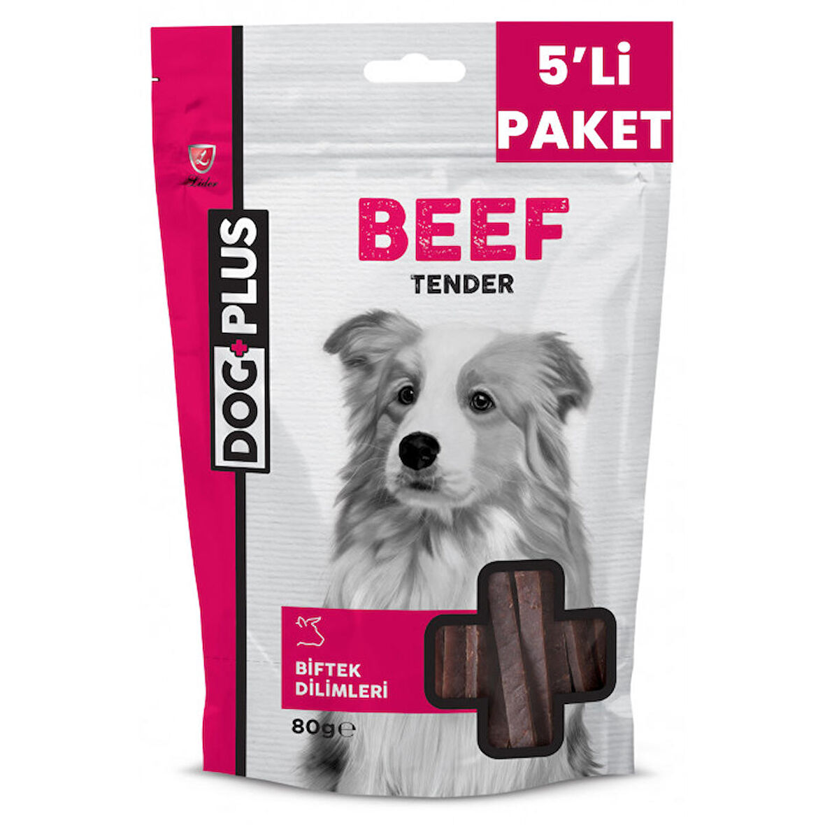 DogPlus Dana Etli Tender Ödül Maması 80 Gr x 5 Adet