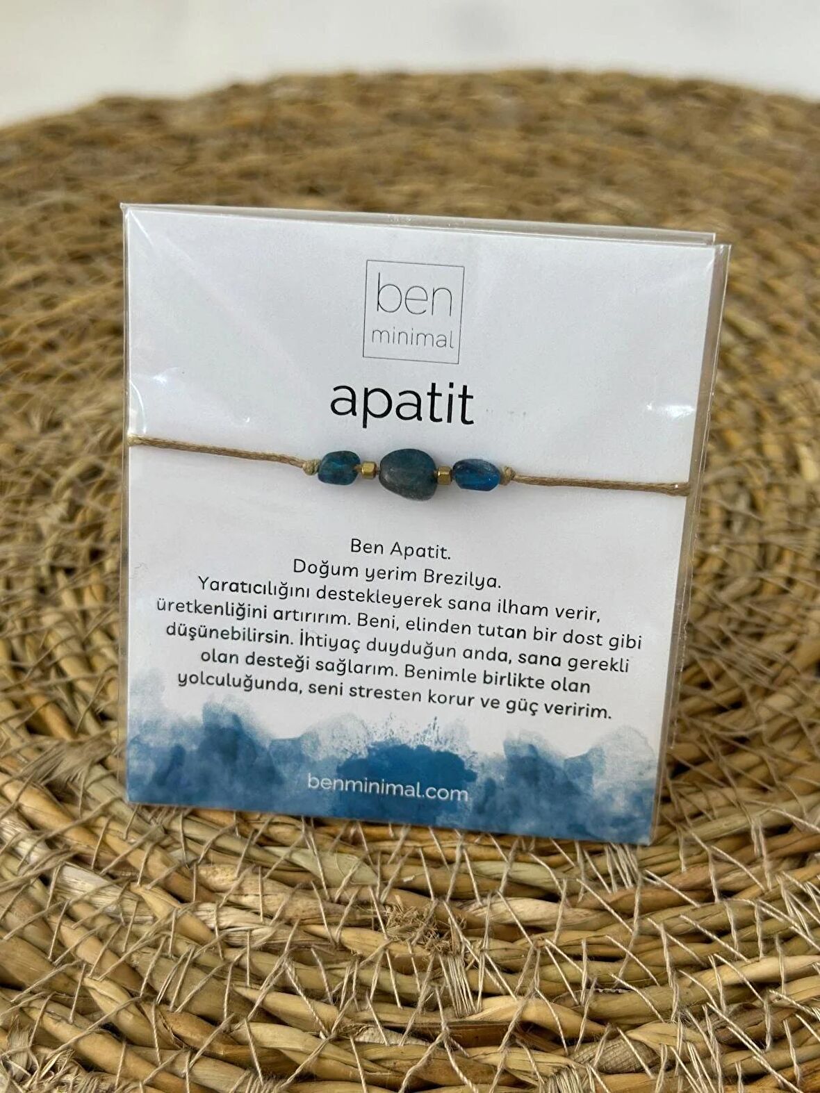 Apatit Taşı Bileklik