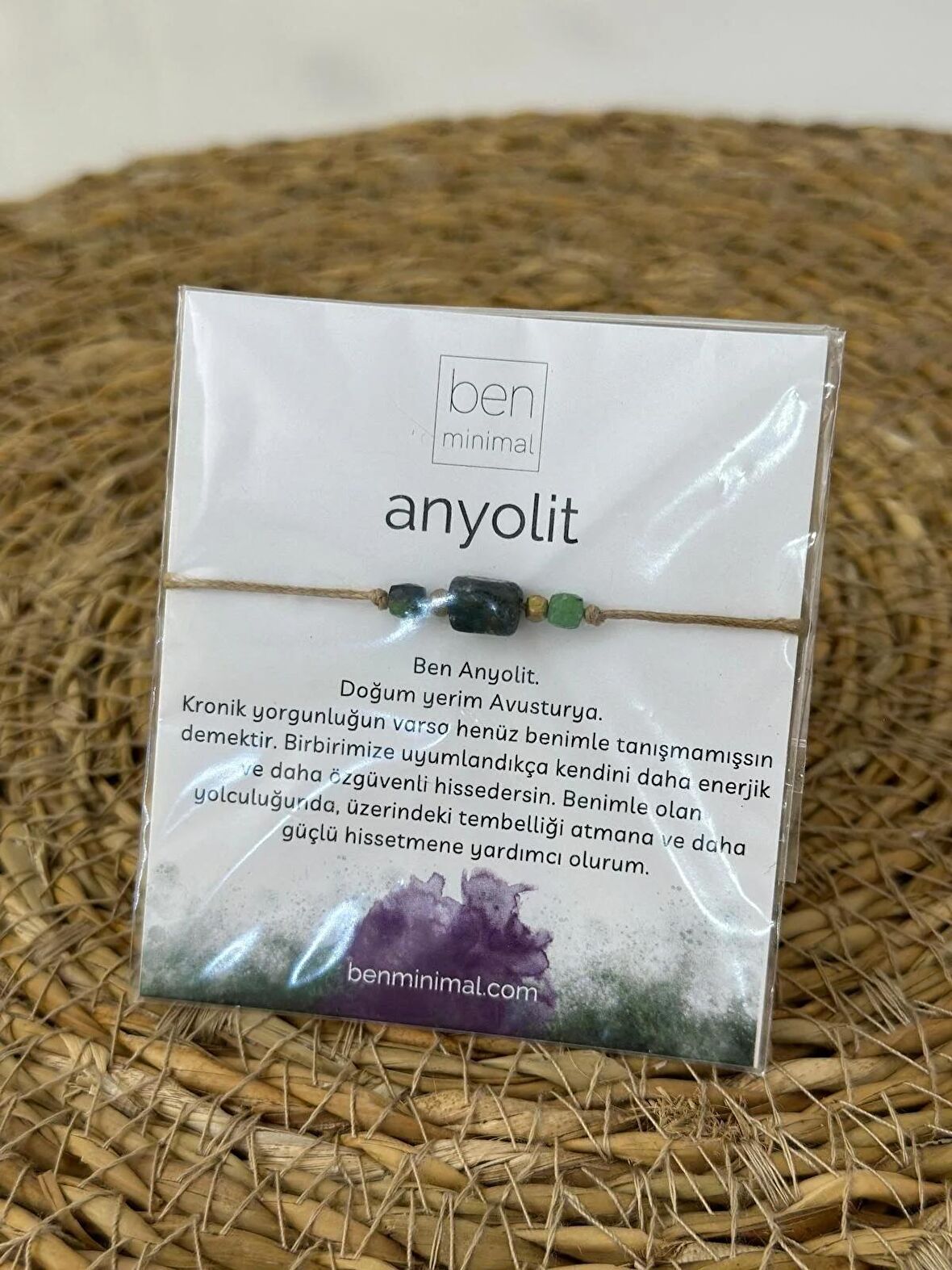 Anyolit Taşı  Bileklik