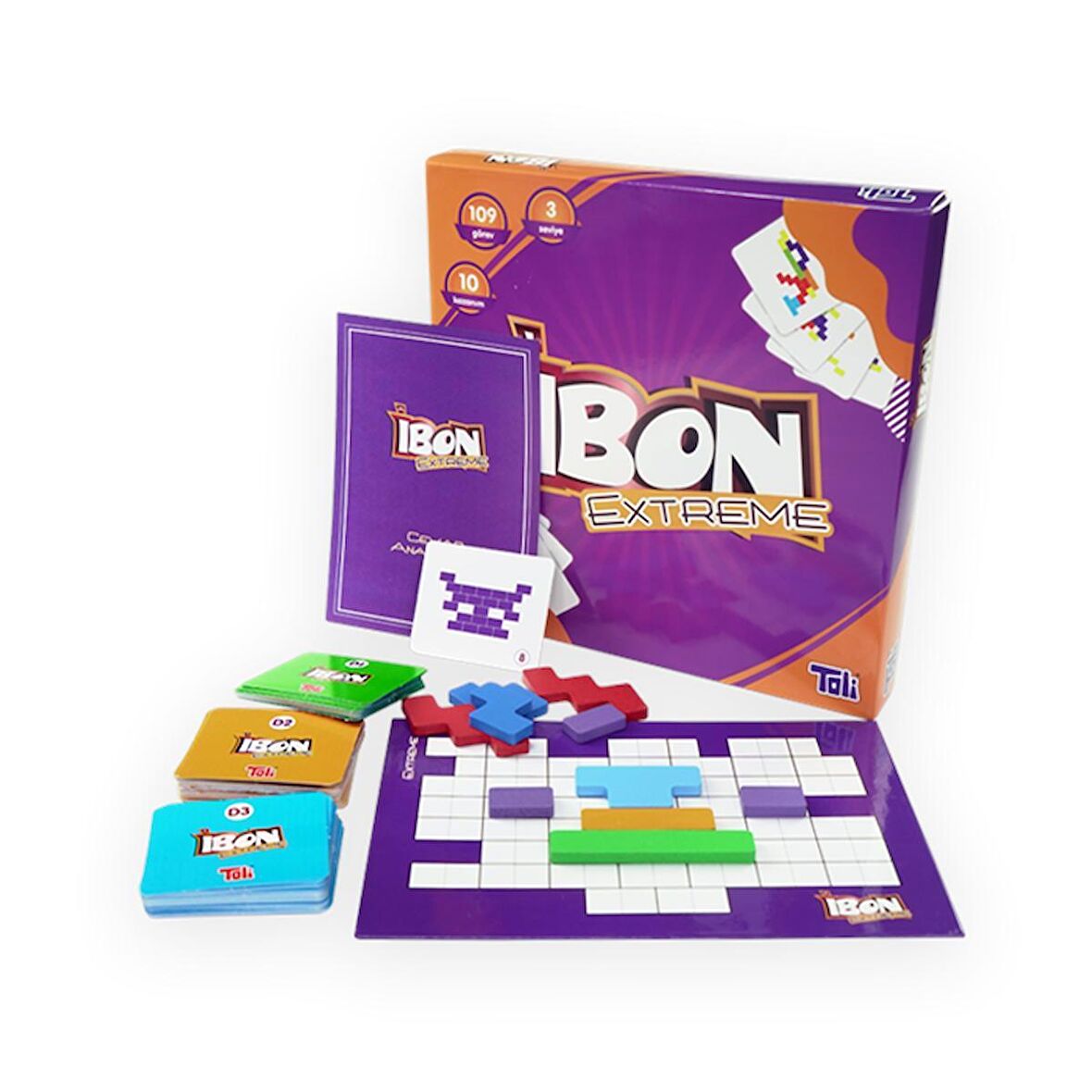 iBon Extreme Ahşap Şekil Zeka Oyunu- Toli Game