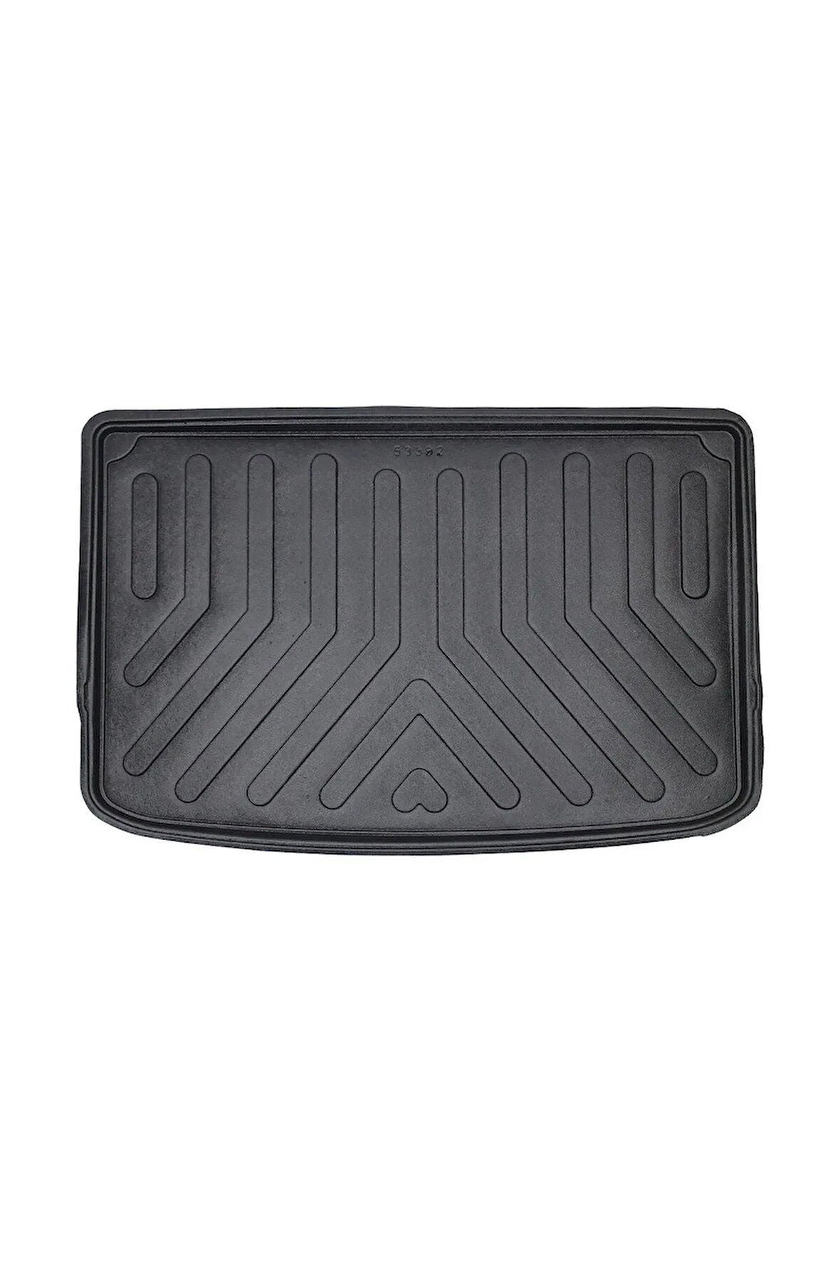 Renault Captur (Üst Kısım) 2022 Araca Özel Tasarım 3D Bagaj Havuzu