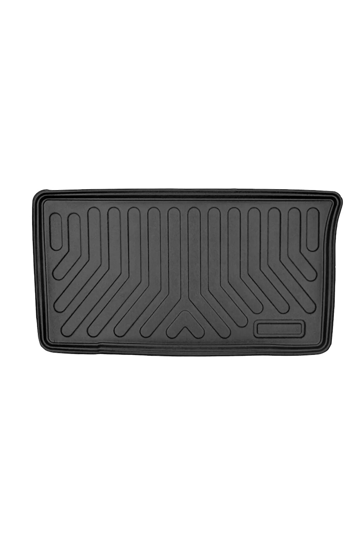 Fiat 500 e ( Elektrikli ) 2020 Araca Özel Tasarım 3D Bagaj Havuzu