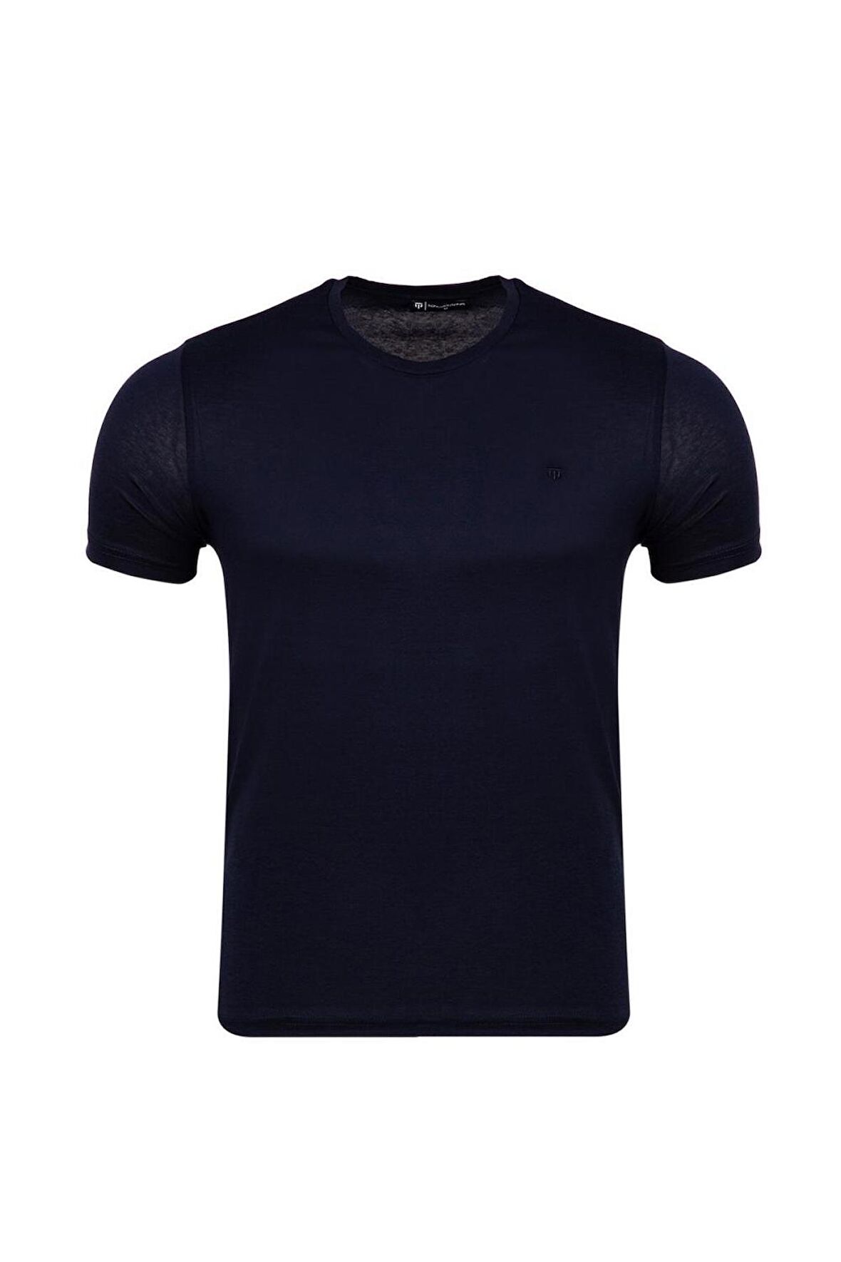 Regular Fit %100 Pamuk Bisiklet Yaka Kısa Kollu Basic T-Shirt	