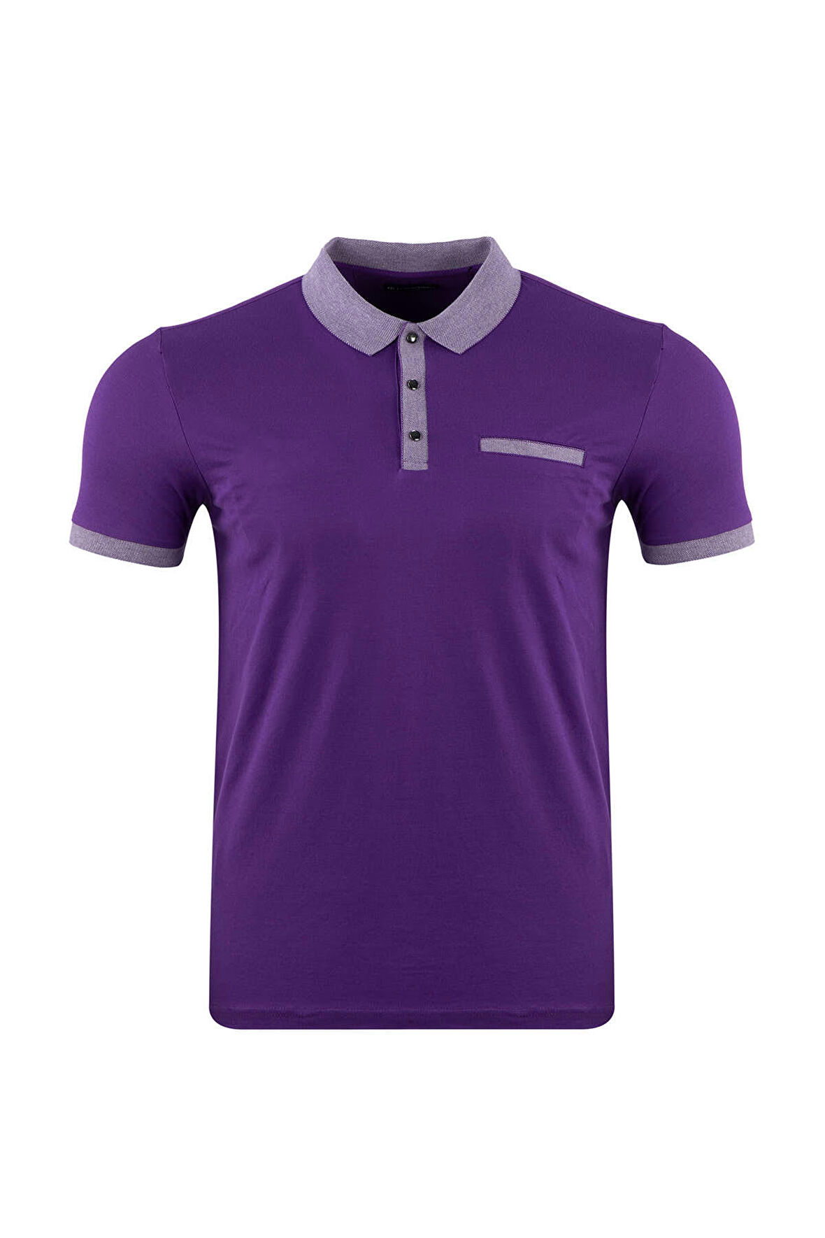 A.Kahve Regular Cepli Polo Tişört