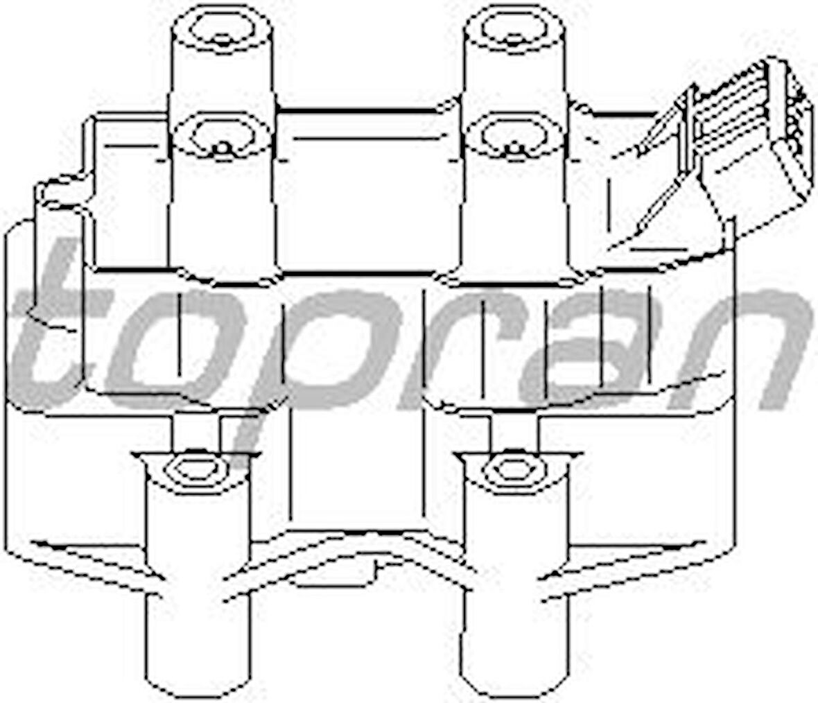 TOPRAN Atesleme Bobını Astra F 2.0 16v (95-98)-Vectra A 2.0 16v (94-95)-Vectra B 2.0 16