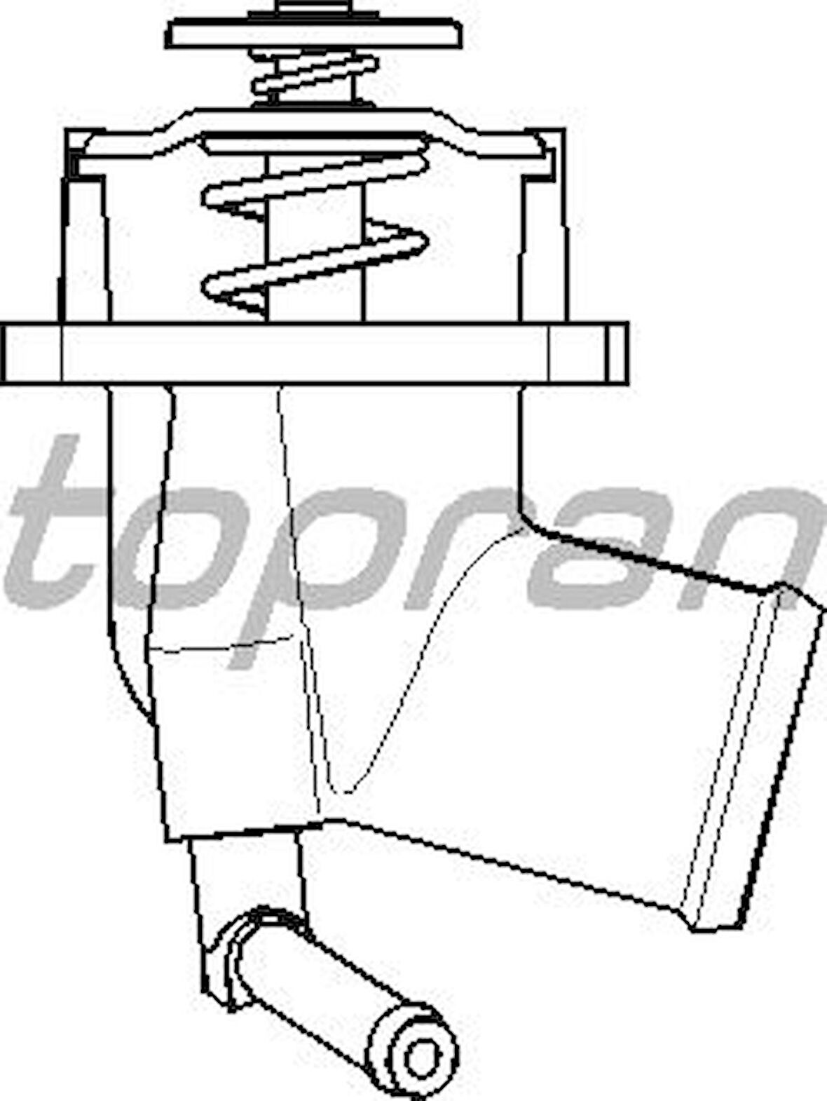 TOPRAN 755 Termostat Komple Astra G-Corsa C-Vectra B-C-Merıva-Zafıra-1.4-1.6-1.4 16v-1.