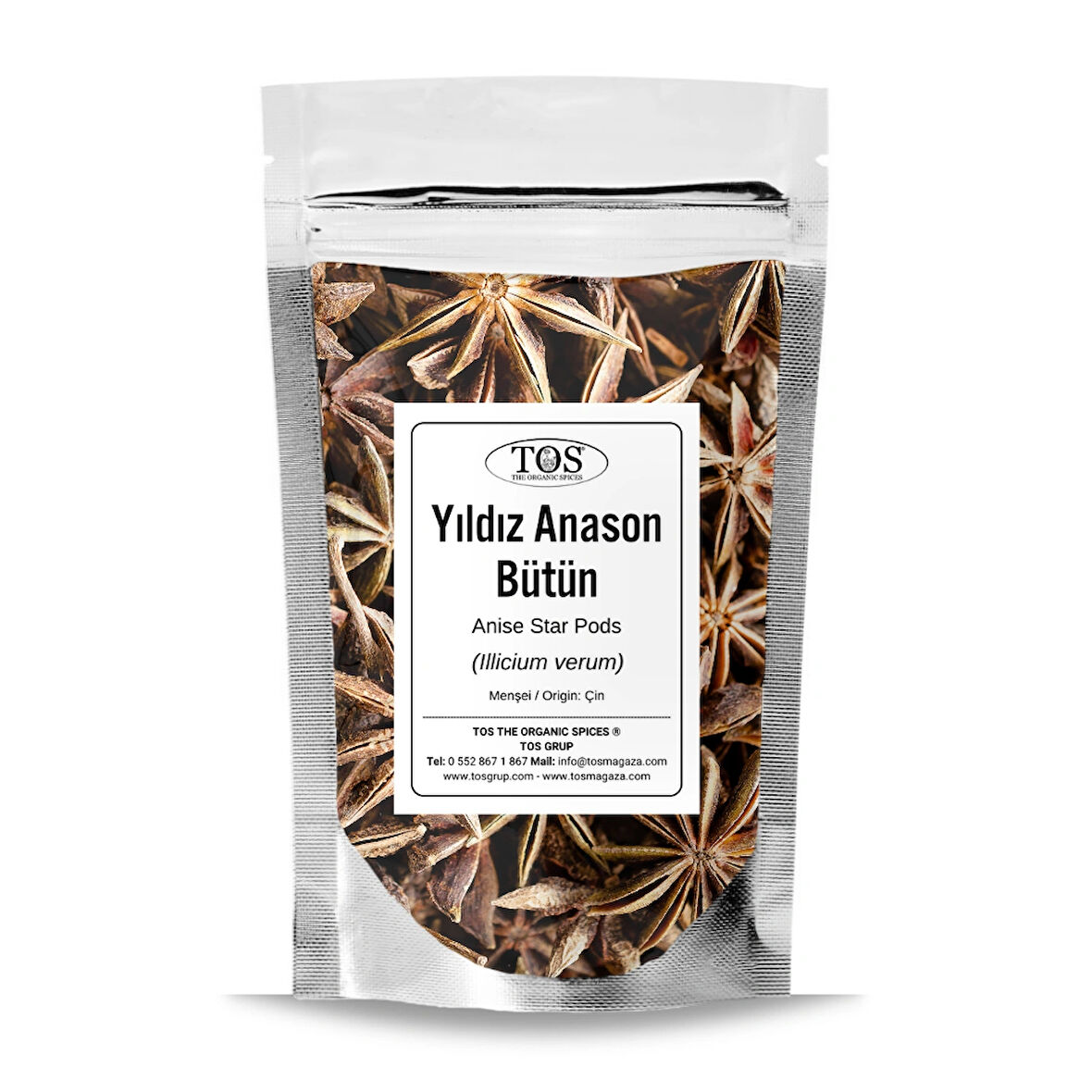 Yıldız Anason Bütün 500 gr (1. Kalite) Illicium verum