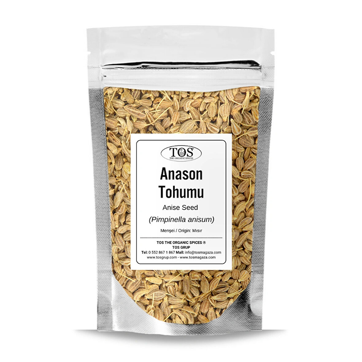 Anason Tohumu 500 gr (1. Kalite) Pimpinella anisum