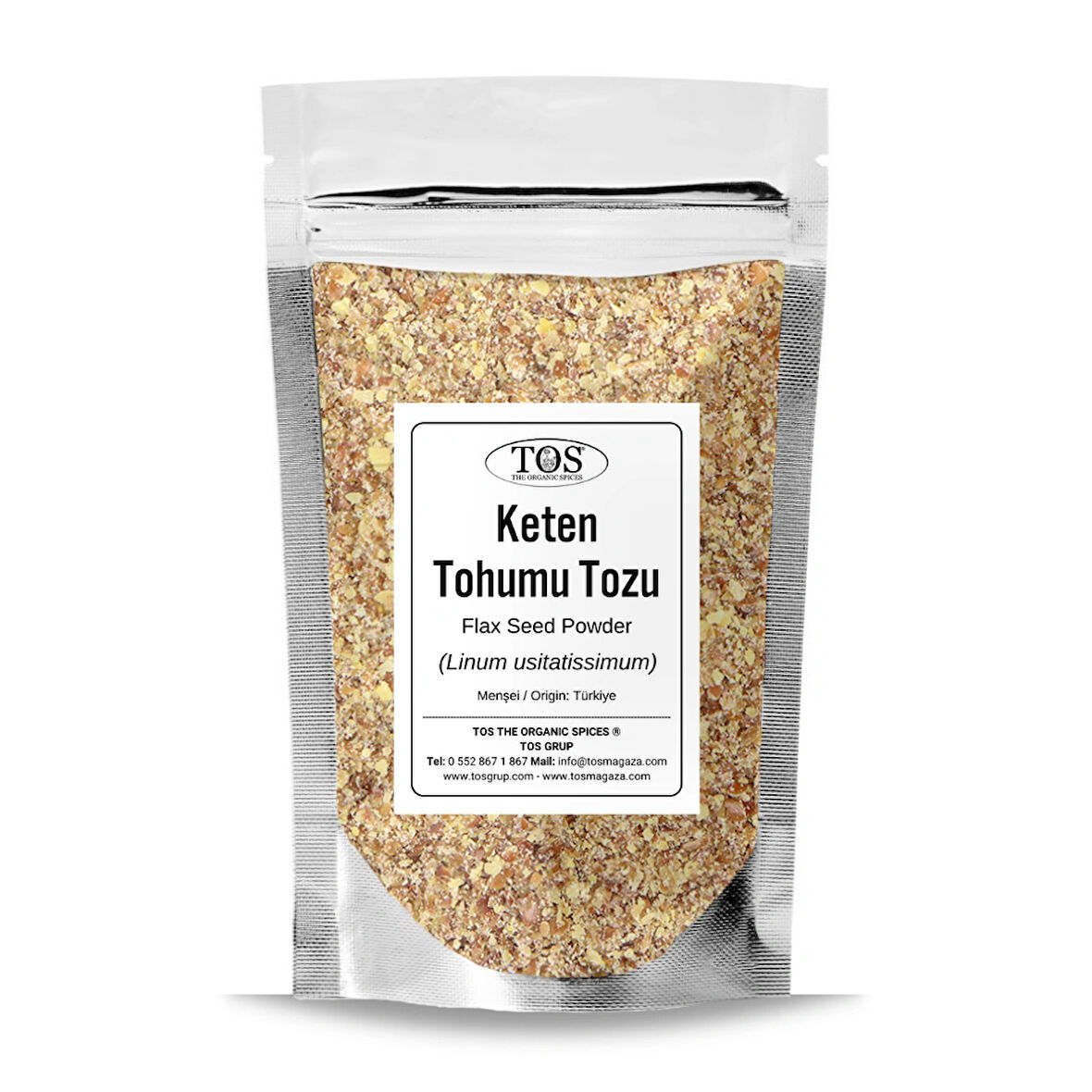 Keten Tohumu Tozu 50 gr (1. Kalite) Linum usitatissimum