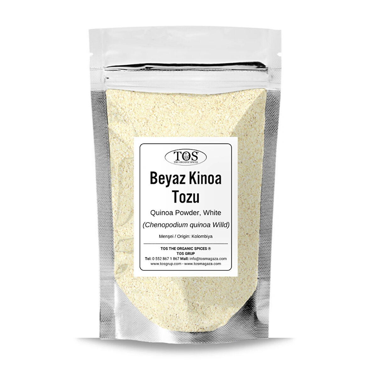 Beyaz Kinoa Tozu 100 gr (1. Kalite) Chenopodium quinoa Willd