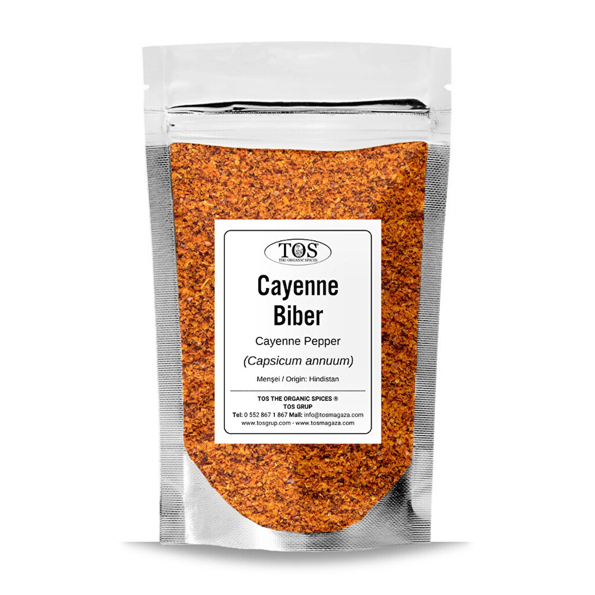 Cayenne Biber 500 gr (1. Kalite) Capsicum annuum