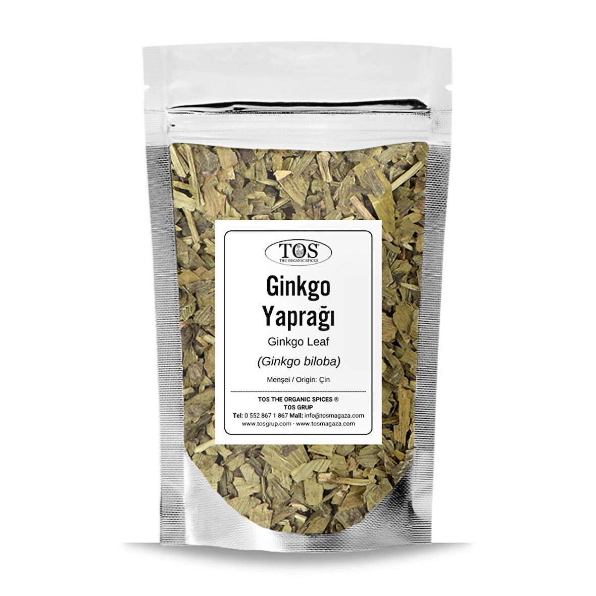 Ginkgo Yaprağı 100 gr (1. Kalite) Ginkgo biloba