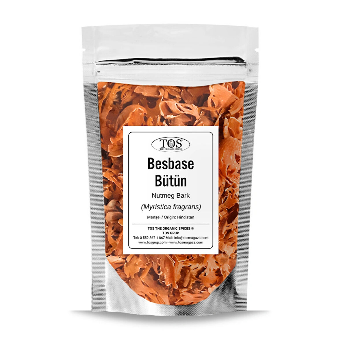 Besbase Bütün 50 gr (1. Kalite) Myristica fragrans