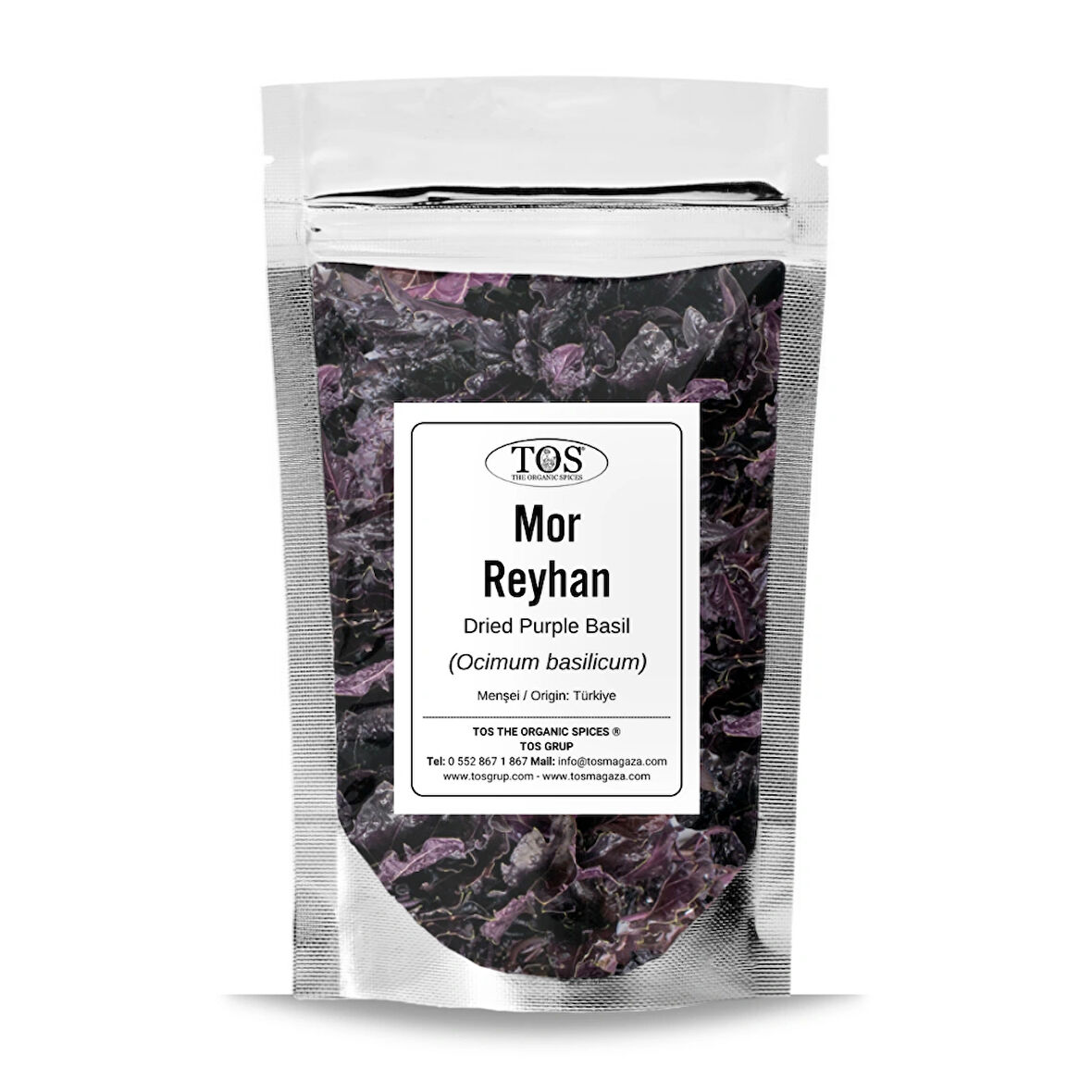 Mor Reyhan 100 gr (1. Kalite) Ocimum basilicum