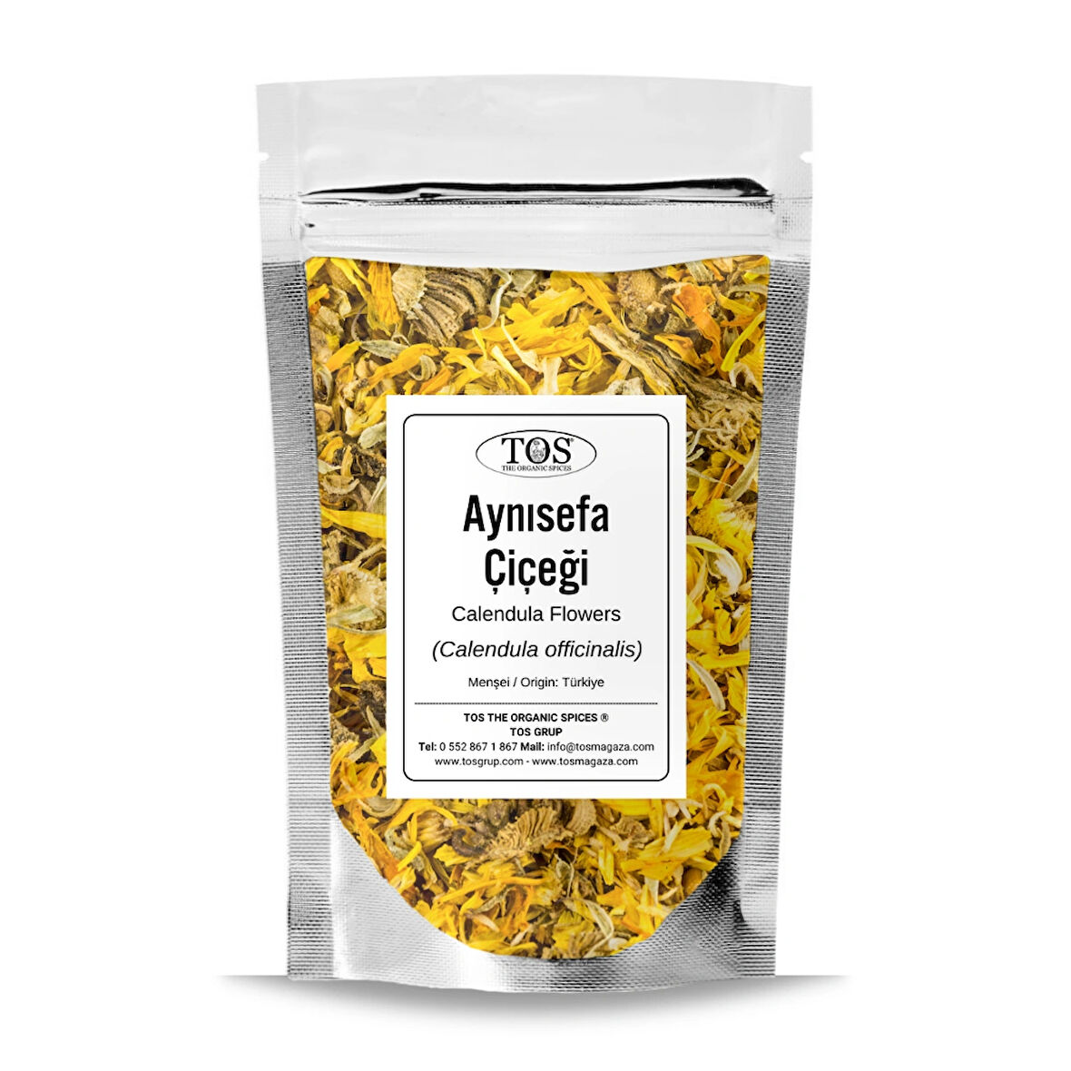 Aynısefa Çiçeği (Calendula) 100 gr (1. Kalite) Calendula officinalis