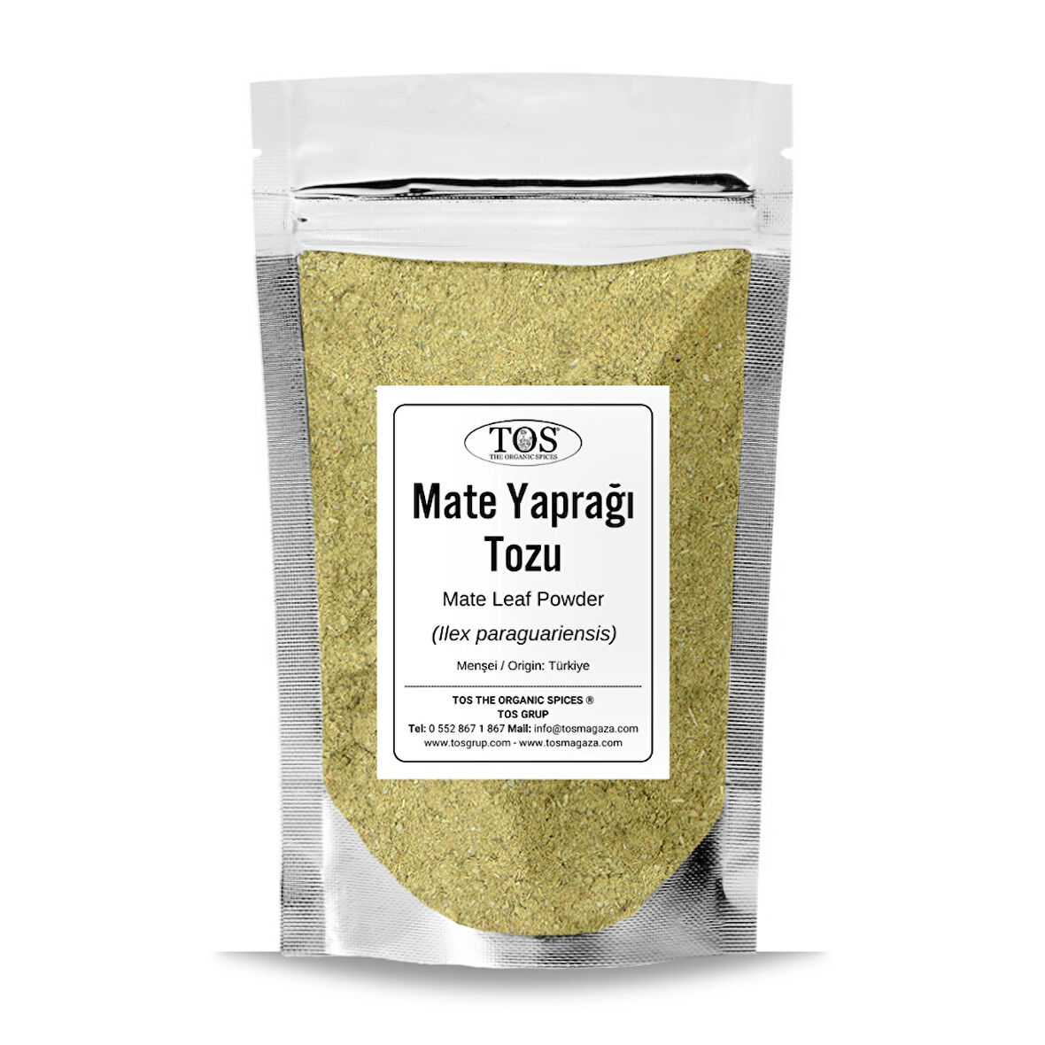 Mate Yaprağı Tozu 100 gr (1. Kalite) Ilex paraguariensis